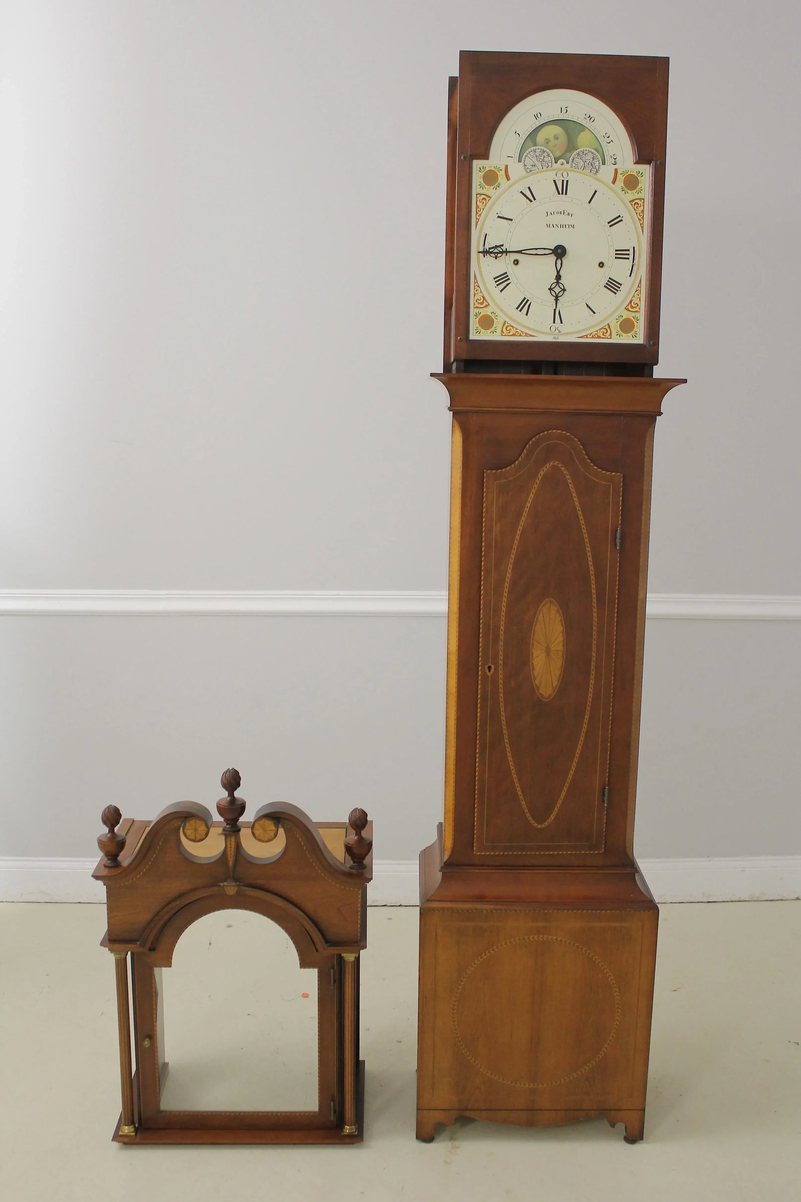 Sligh Henry Ford Collection Inlaid Grandfather Clock - 7