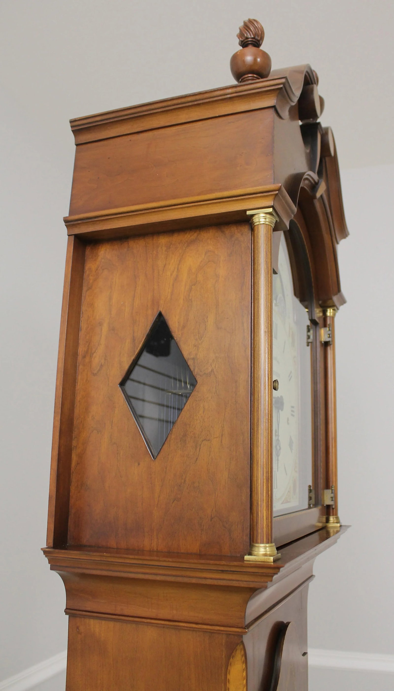 Sligh Henry Ford Collection Inlaid Grandfather Clock - 8