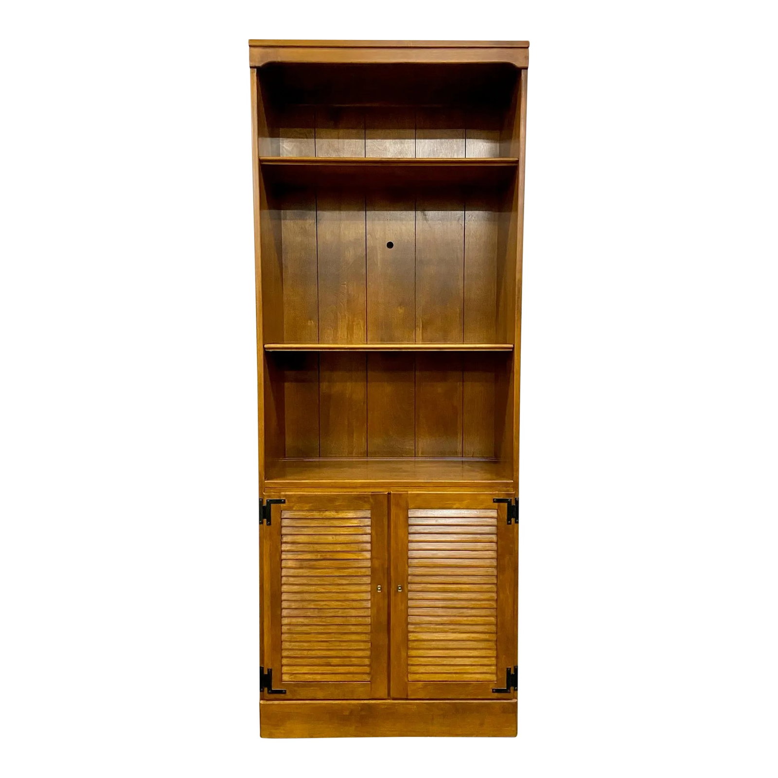 Vintage Ethan Allen Heirloom Custom Room Plan Maple Nutmeg Hutch Cabinet (1 of 12)