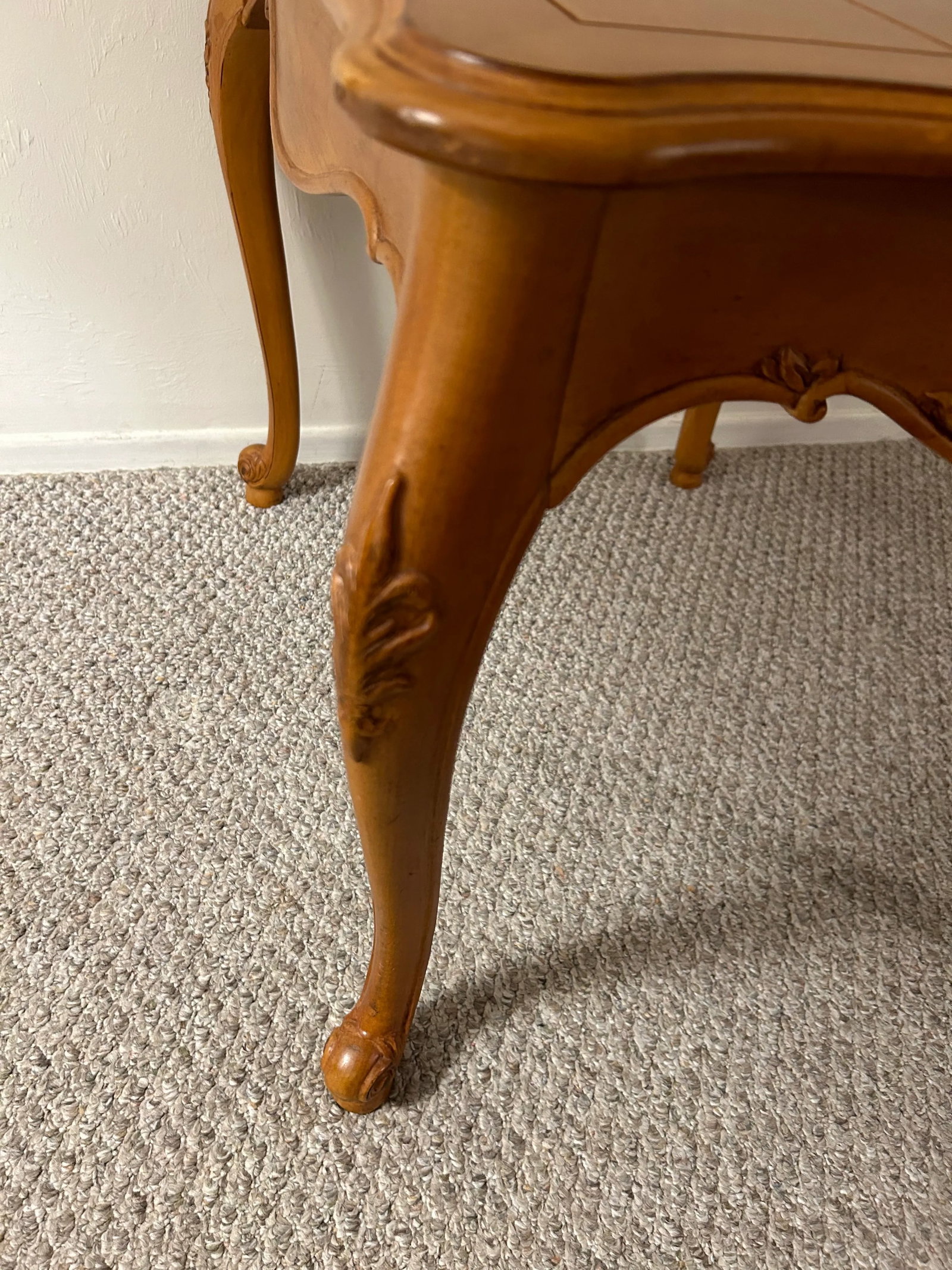 Late 20th Century Ethan Allen Solid Maple Side Table - 3
