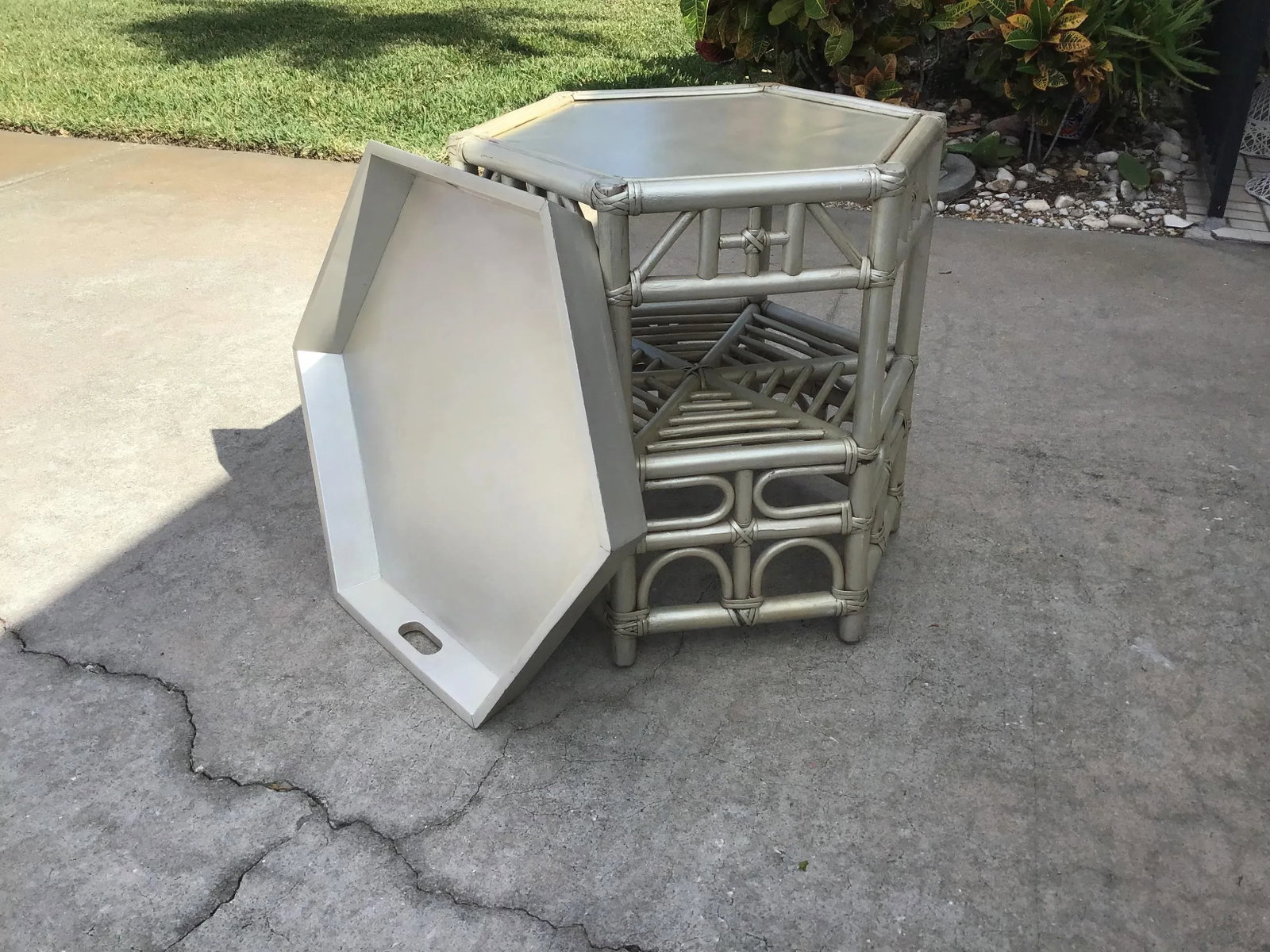 1980s Chinoiserie Tray Table - 5