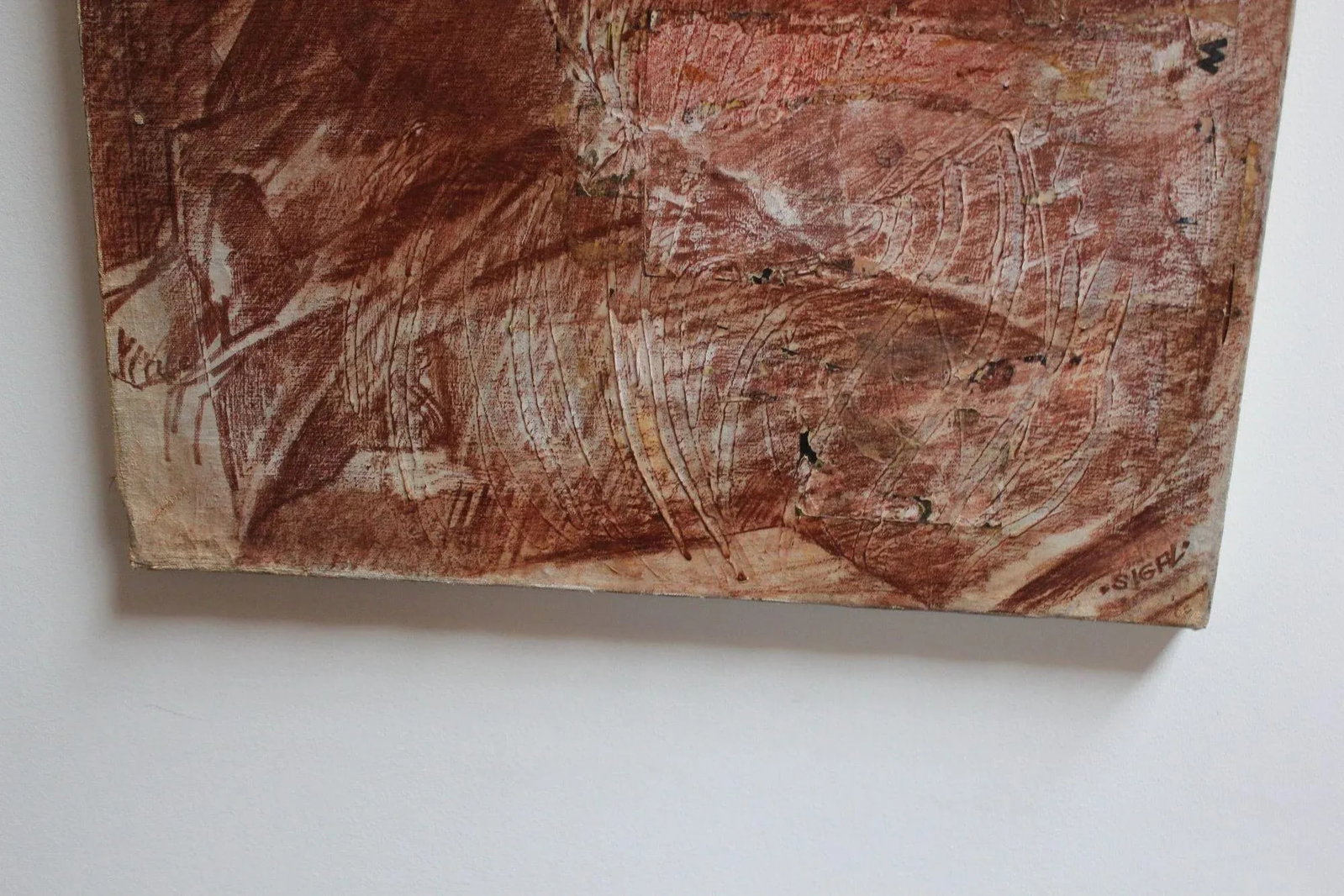 Mixed Media Portrait on Canvas by Ek Sigal - 12