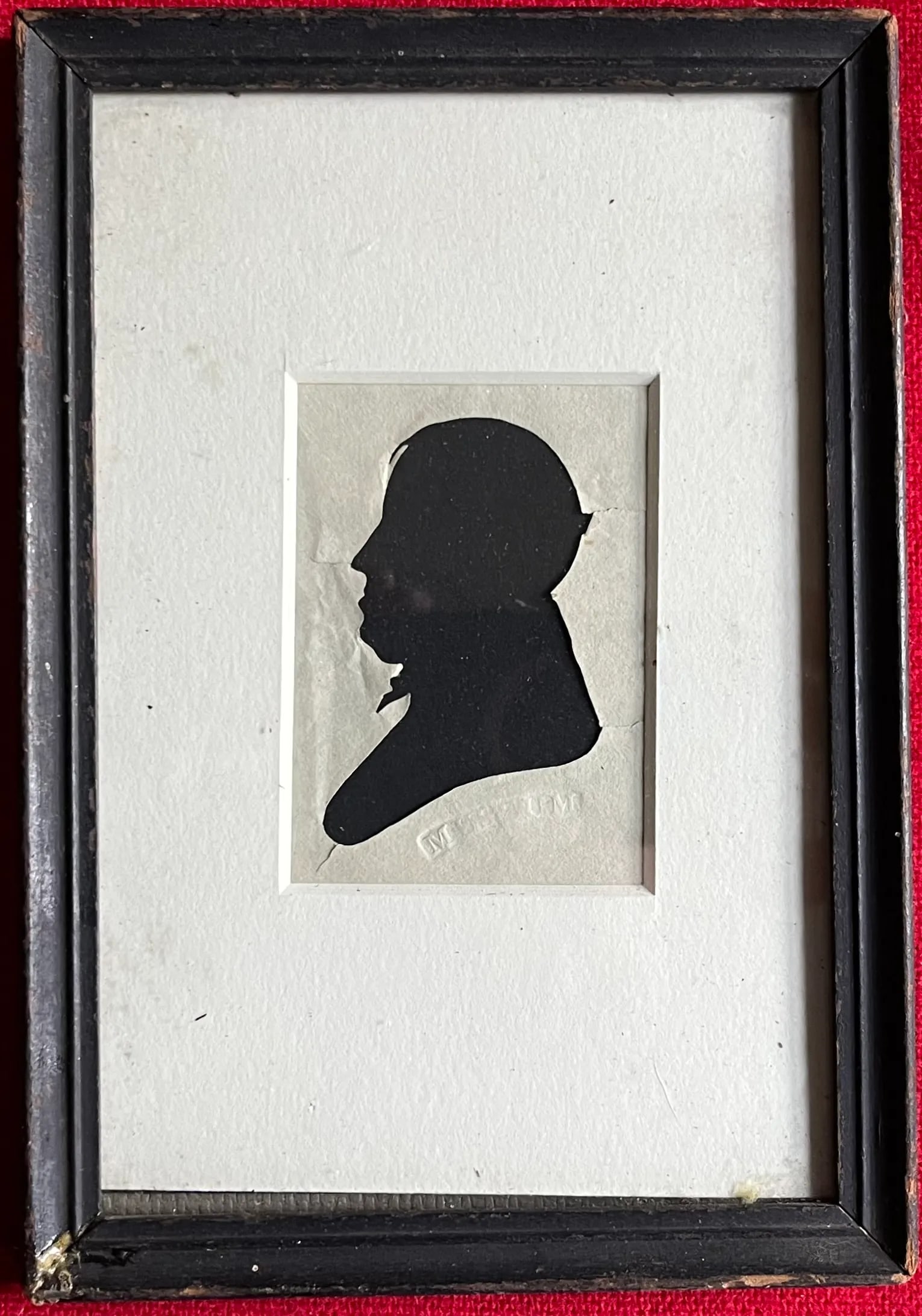Antique 19th C. American Classical Peale Silhouette Portrait - 3