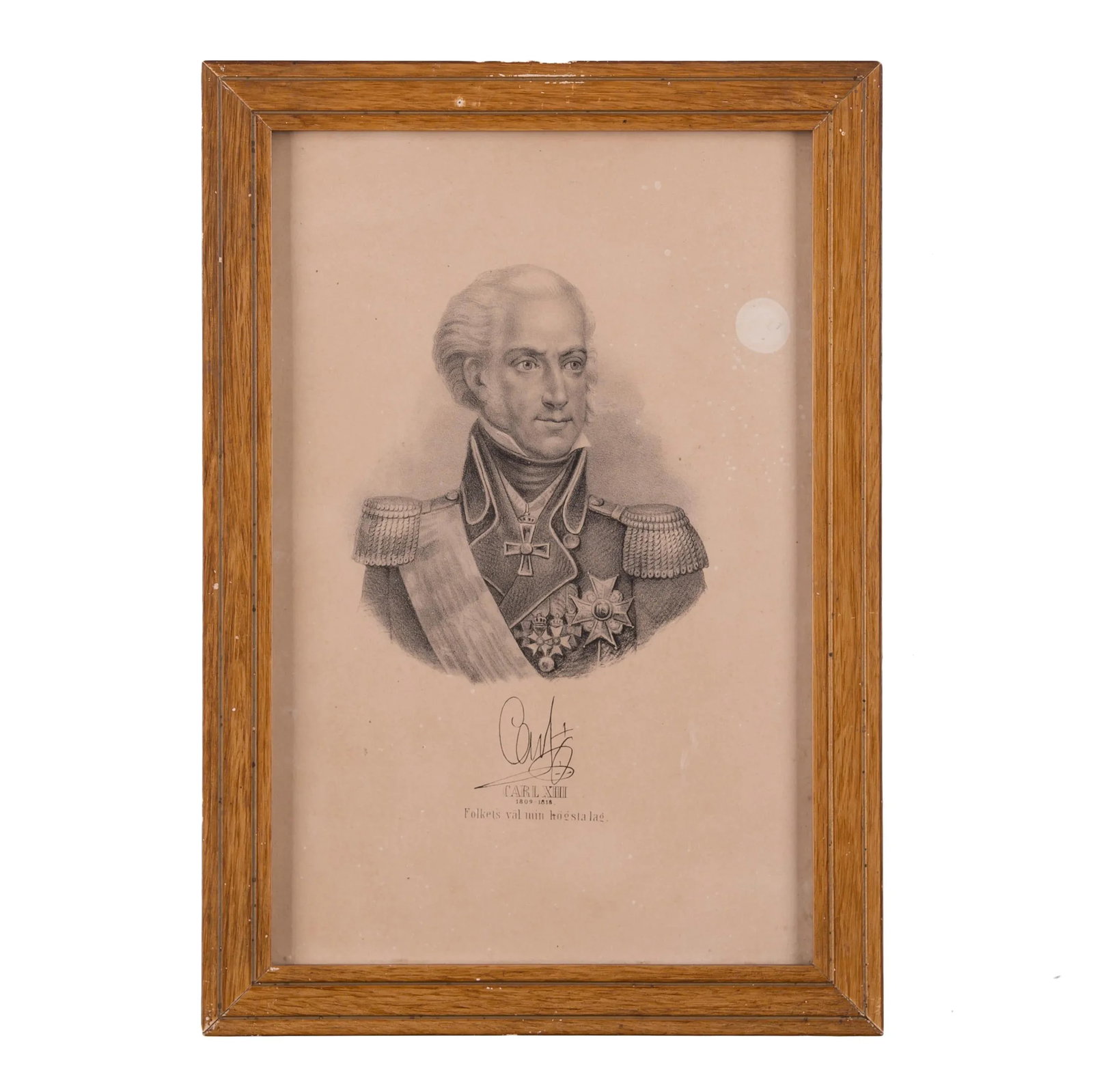 Swedish Monarchs - Set of 4 Lithographs - 4