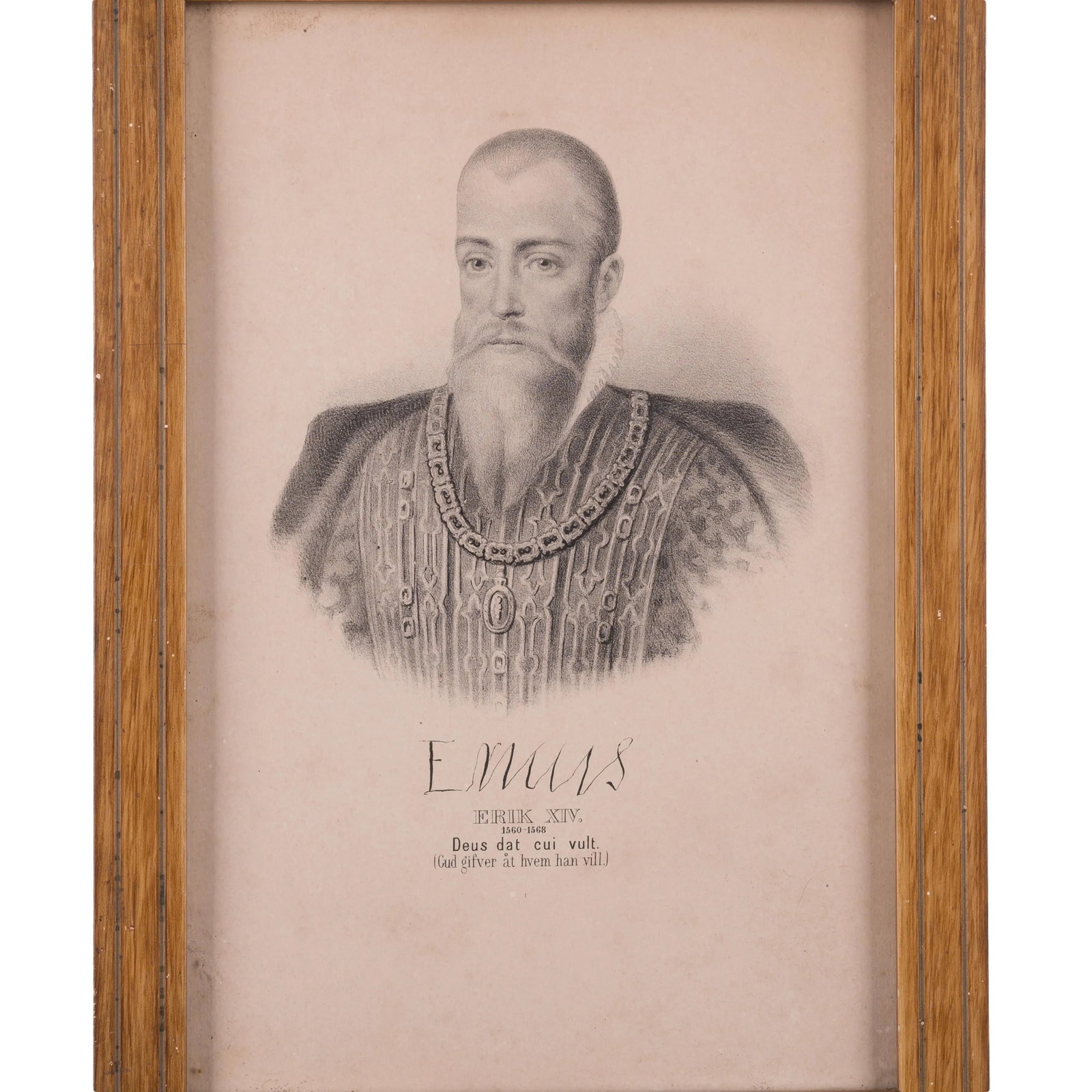 Swedish Monarchs - Set of 4 Lithographs - 8