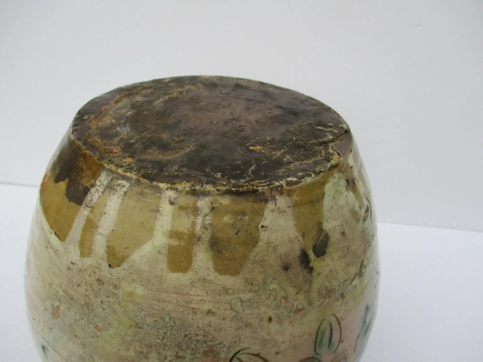 Joseon Dynasty Storage Jar Antique Ceramic Circa 18th Century - 3
