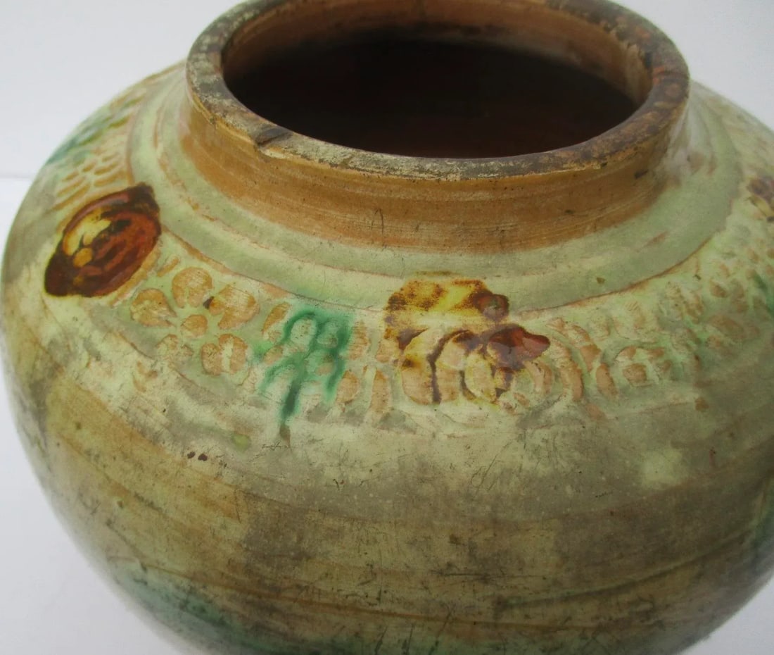 Joseon Dynasty Storage Jar Antique Ceramic Circa 18th Century - 5