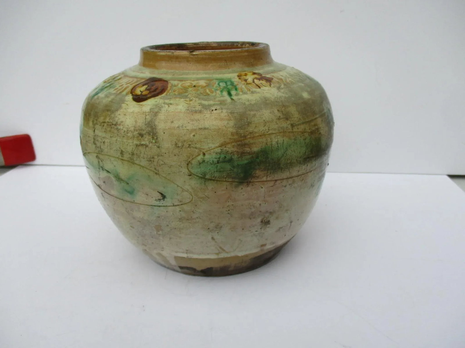 Joseon Dynasty Storage Jar Antique Ceramic Circa 18th Century - 8