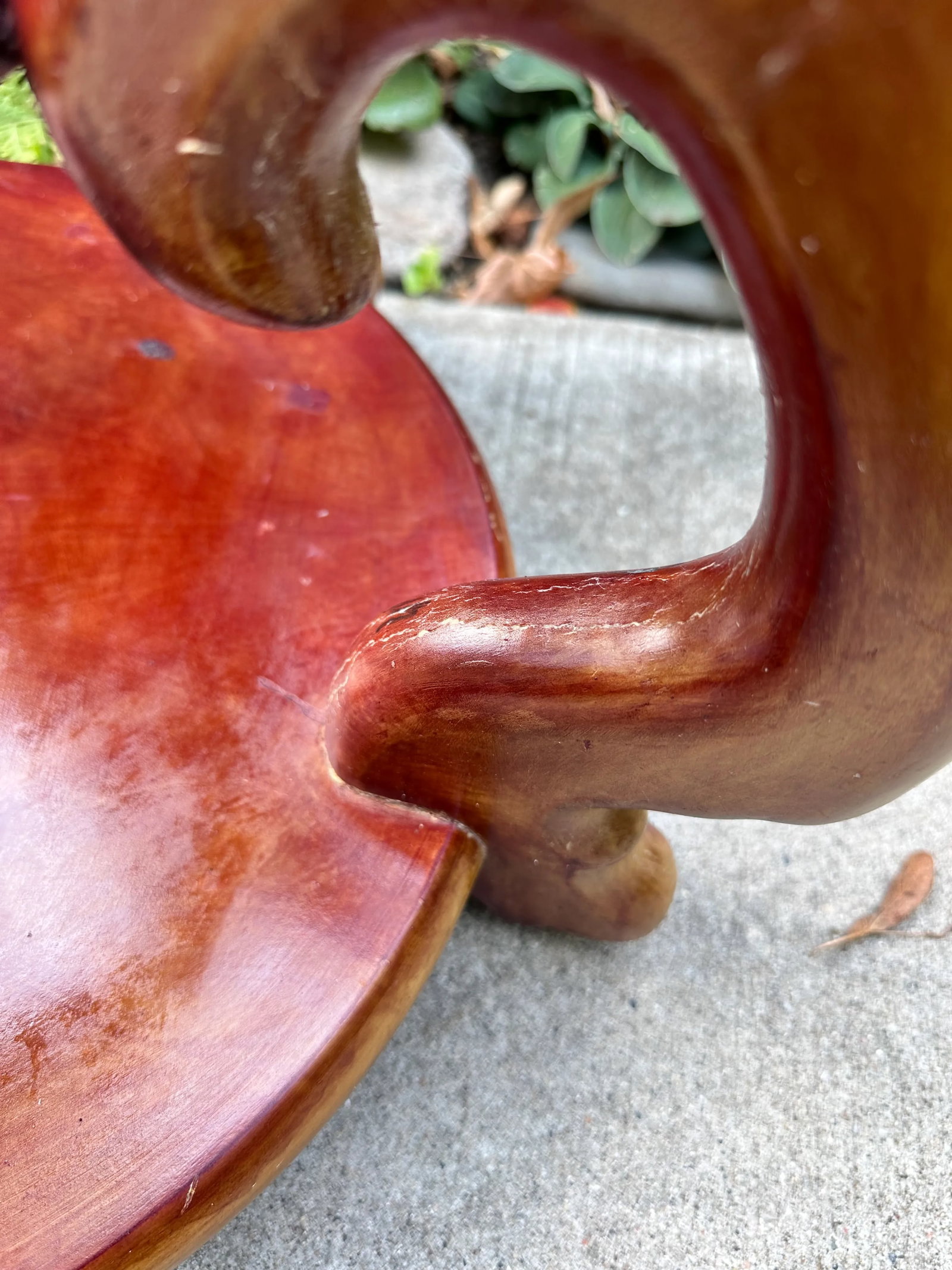 Large Chinese Rosewood Carved Pedestal Base Stand Fish Bowl Planter Jardiniere - 10
