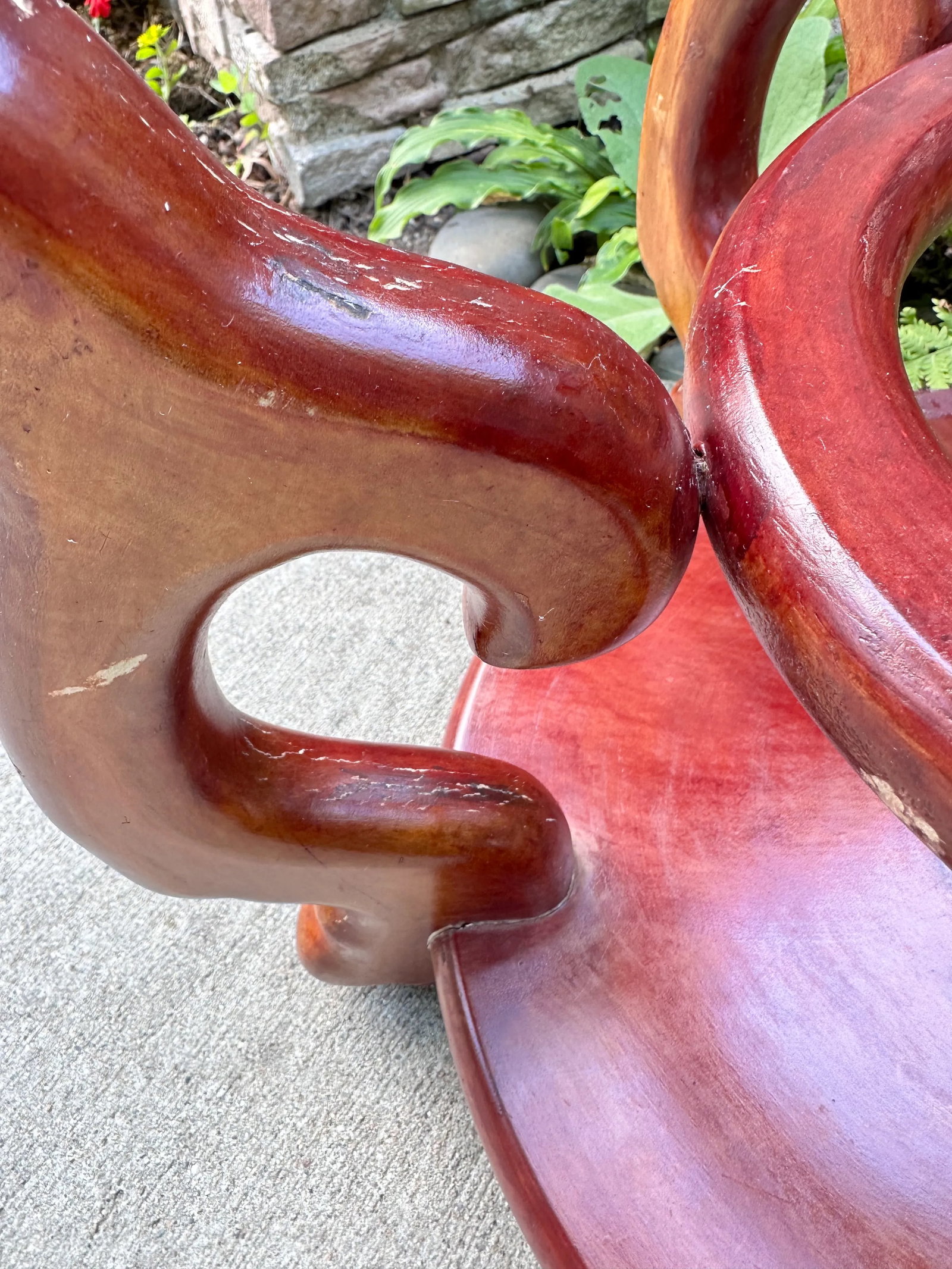 Large Chinese Rosewood Carved Pedestal Base Stand Fish Bowl Planter Jardiniere - 11