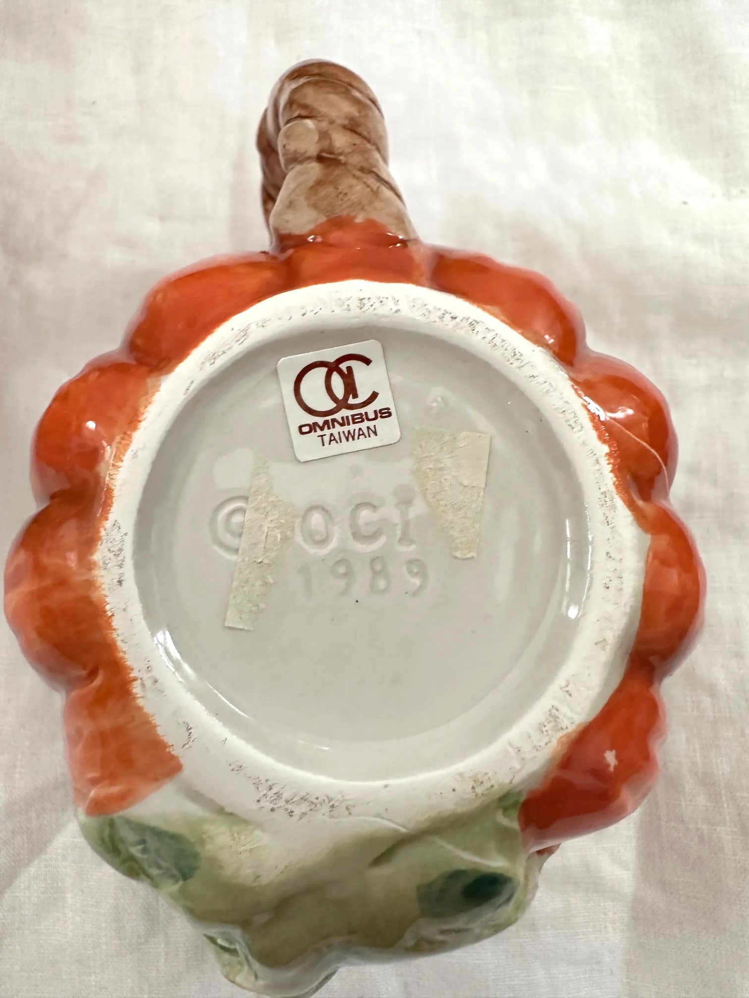 Vintage OCI/Fitz & Floyd Jack-O-Lantern/Mouse Mugs-Set of 6 - 6