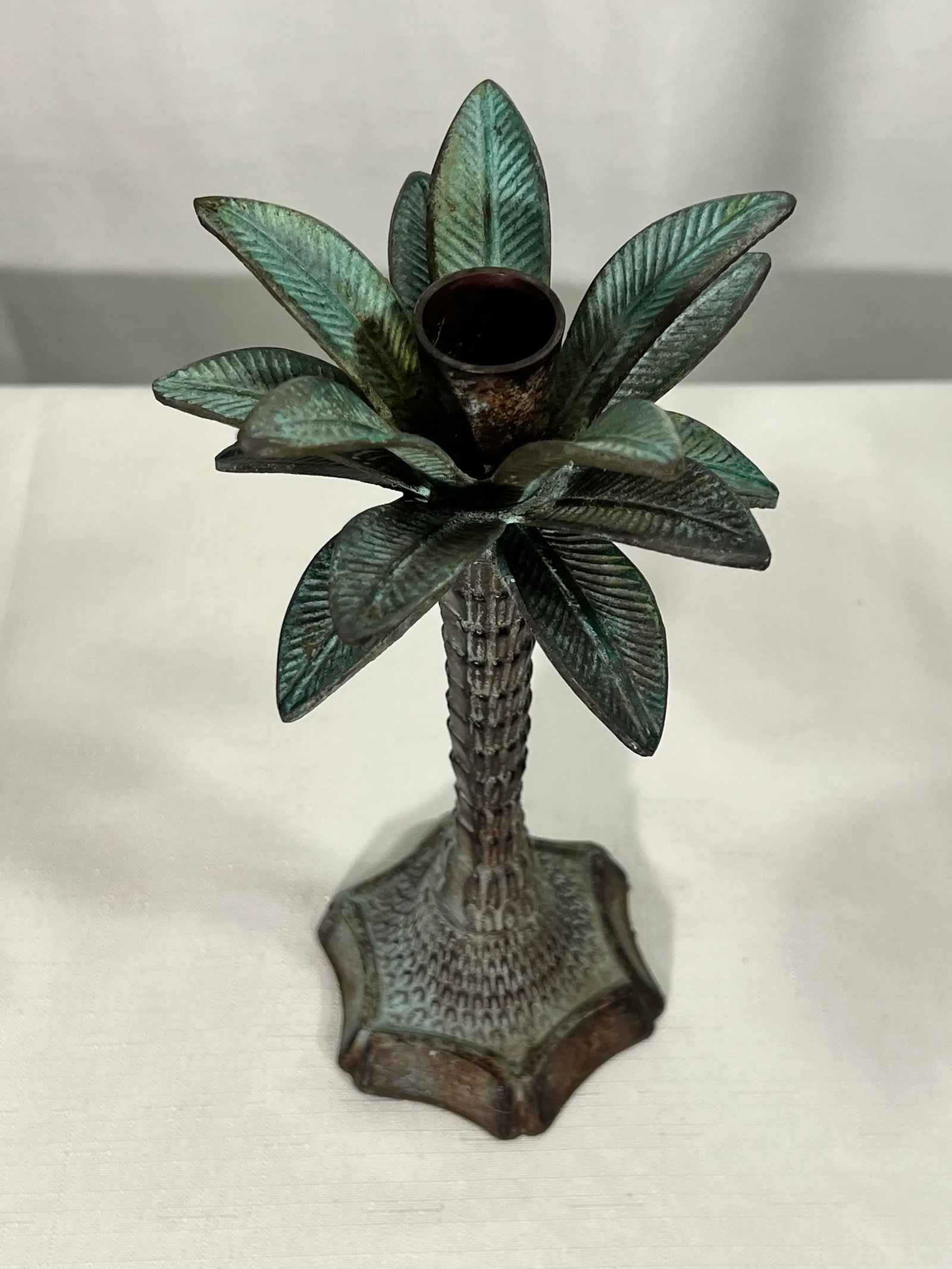 Palm Beach Regency Palm Tree Candlestick Holder - 2