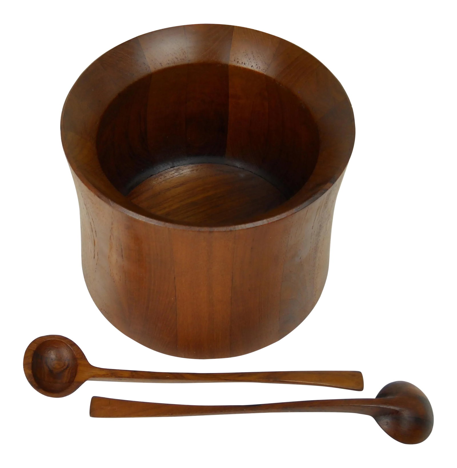 Jens Quistgaard Dansk Salad Bowl and Serving Spoons, S/3 (1 of 11)