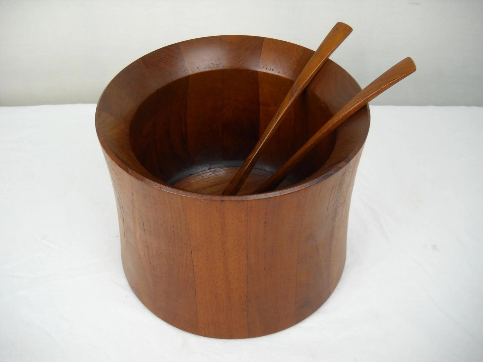 Jens Quistgaard Dansk Salad Bowl and Serving Spoons, S/3 - 4