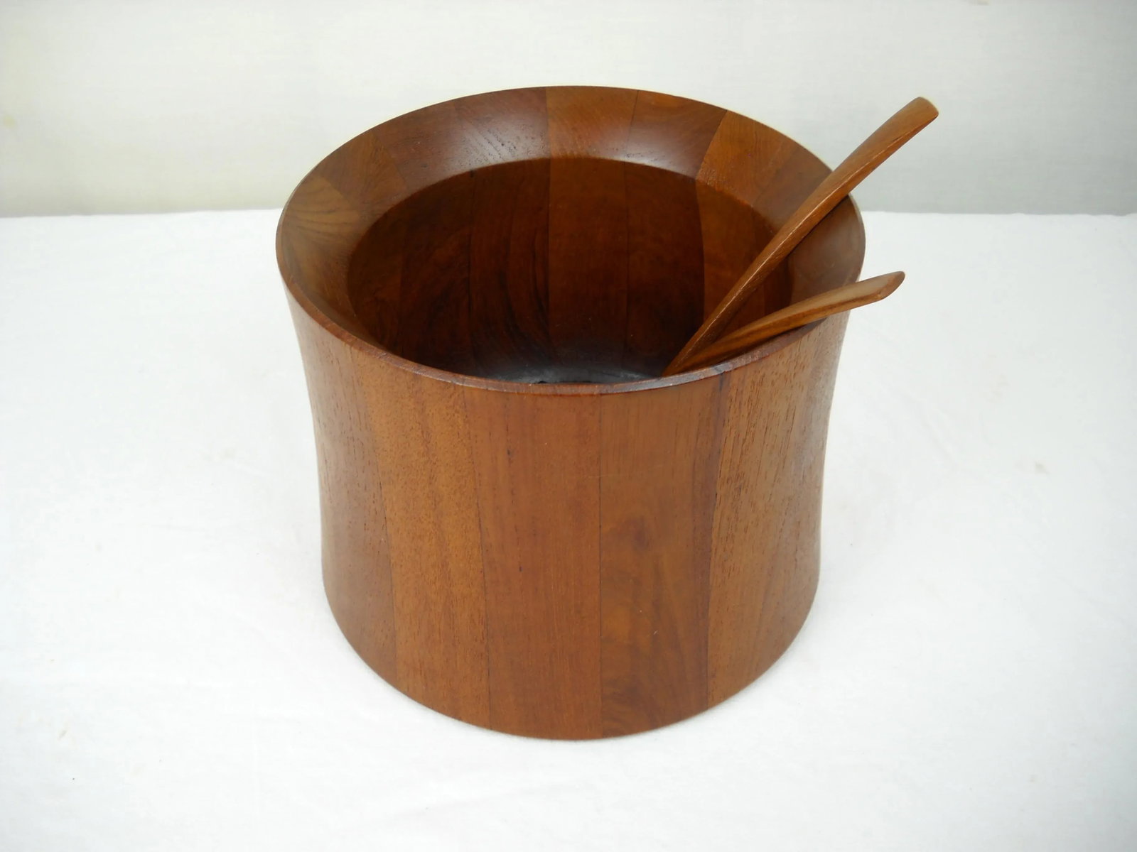 Jens Quistgaard Dansk Salad Bowl and Serving Spoons, S/3 - 6