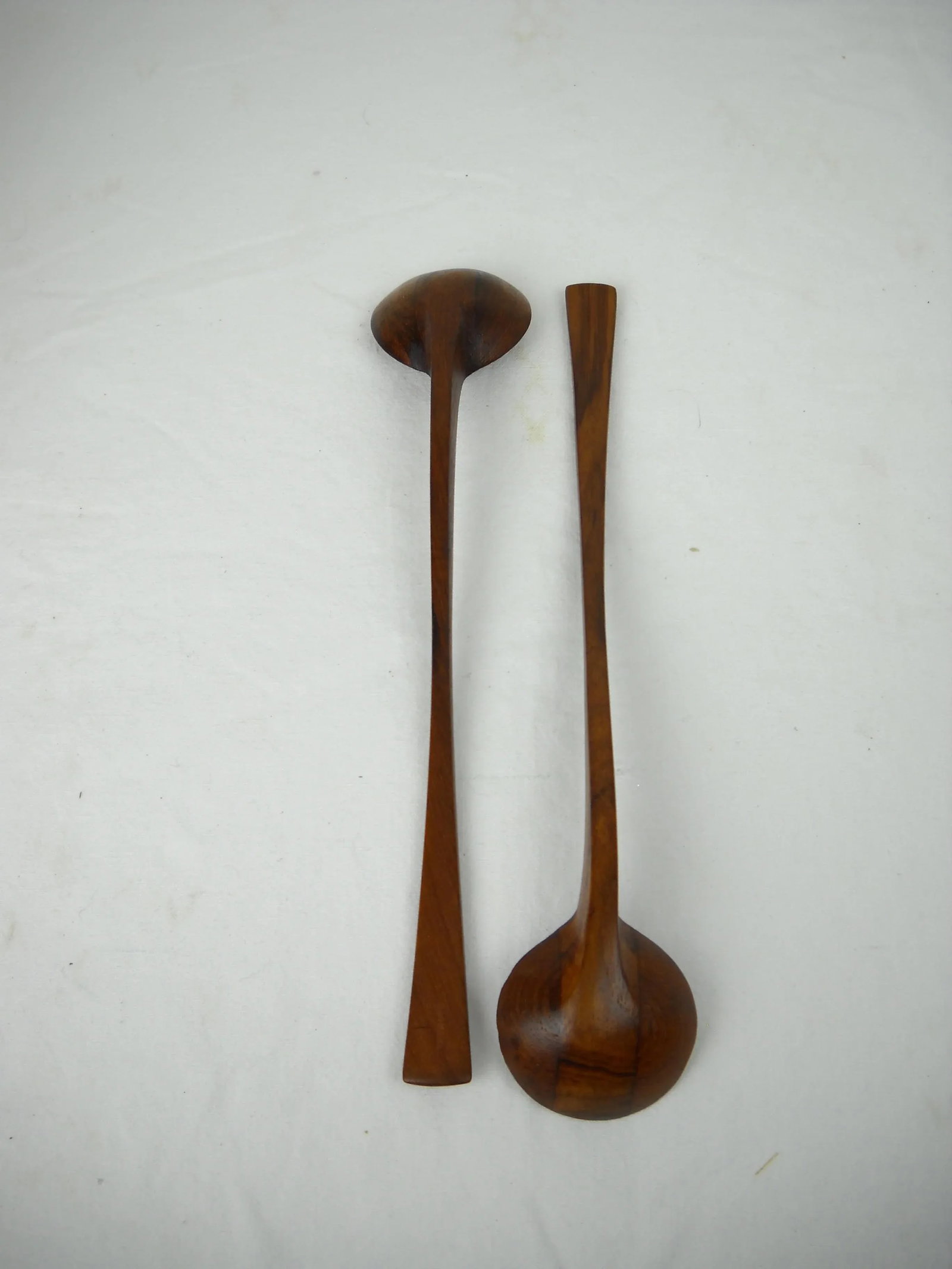 Jens Quistgaard Dansk Salad Bowl and Serving Spoons, S/3 - 8