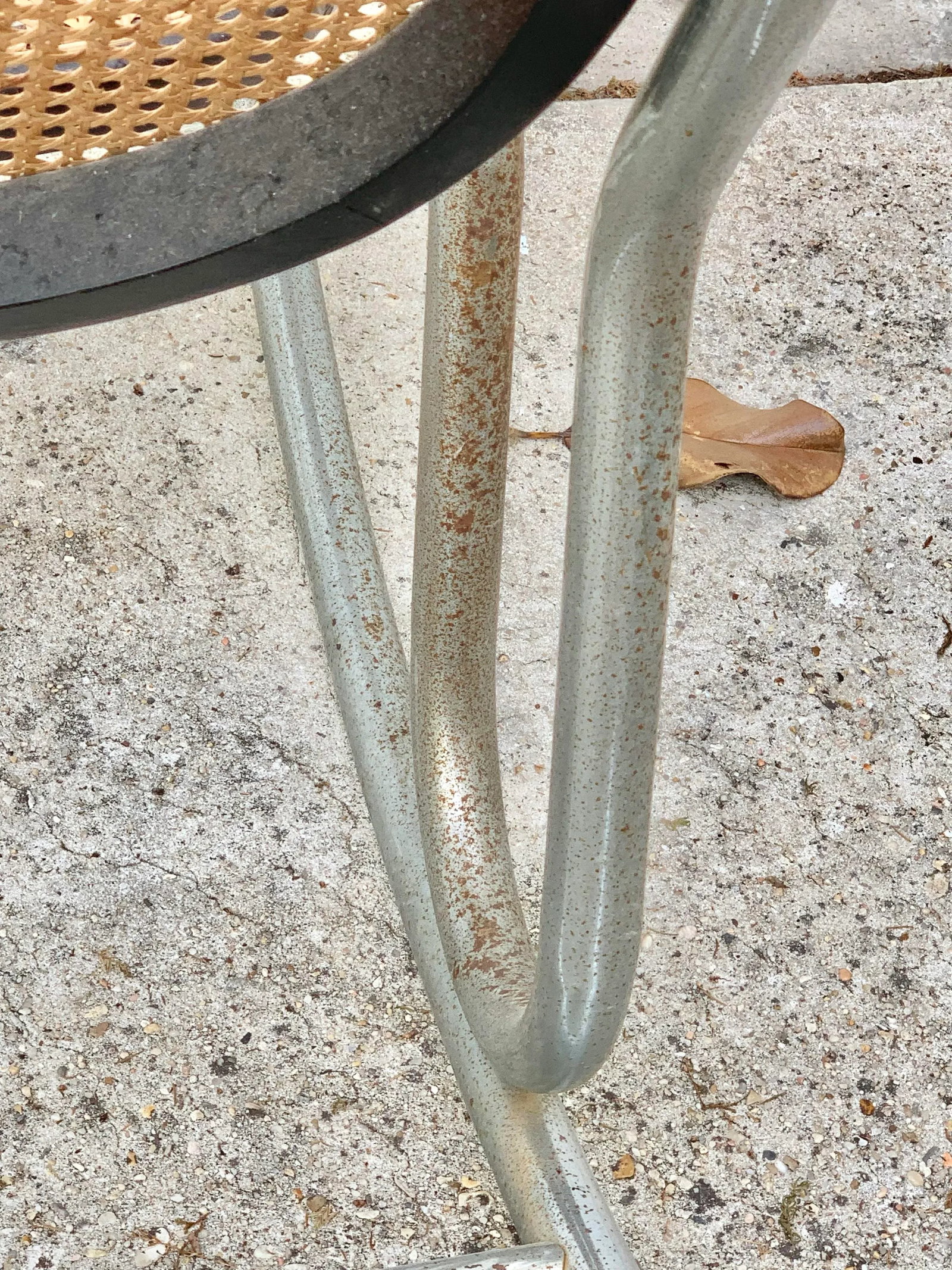Vintage MCM Breuer Chrome and Cane Rocking Chair - 9