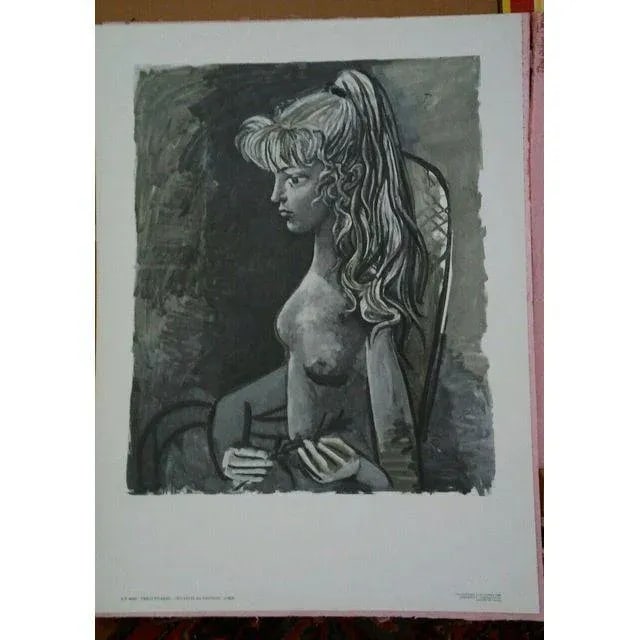 Pablo Picasso 1980 French "Sylvette Au Fauteuil" Black & White Lithographs - Set of 105 Pieces - 8
