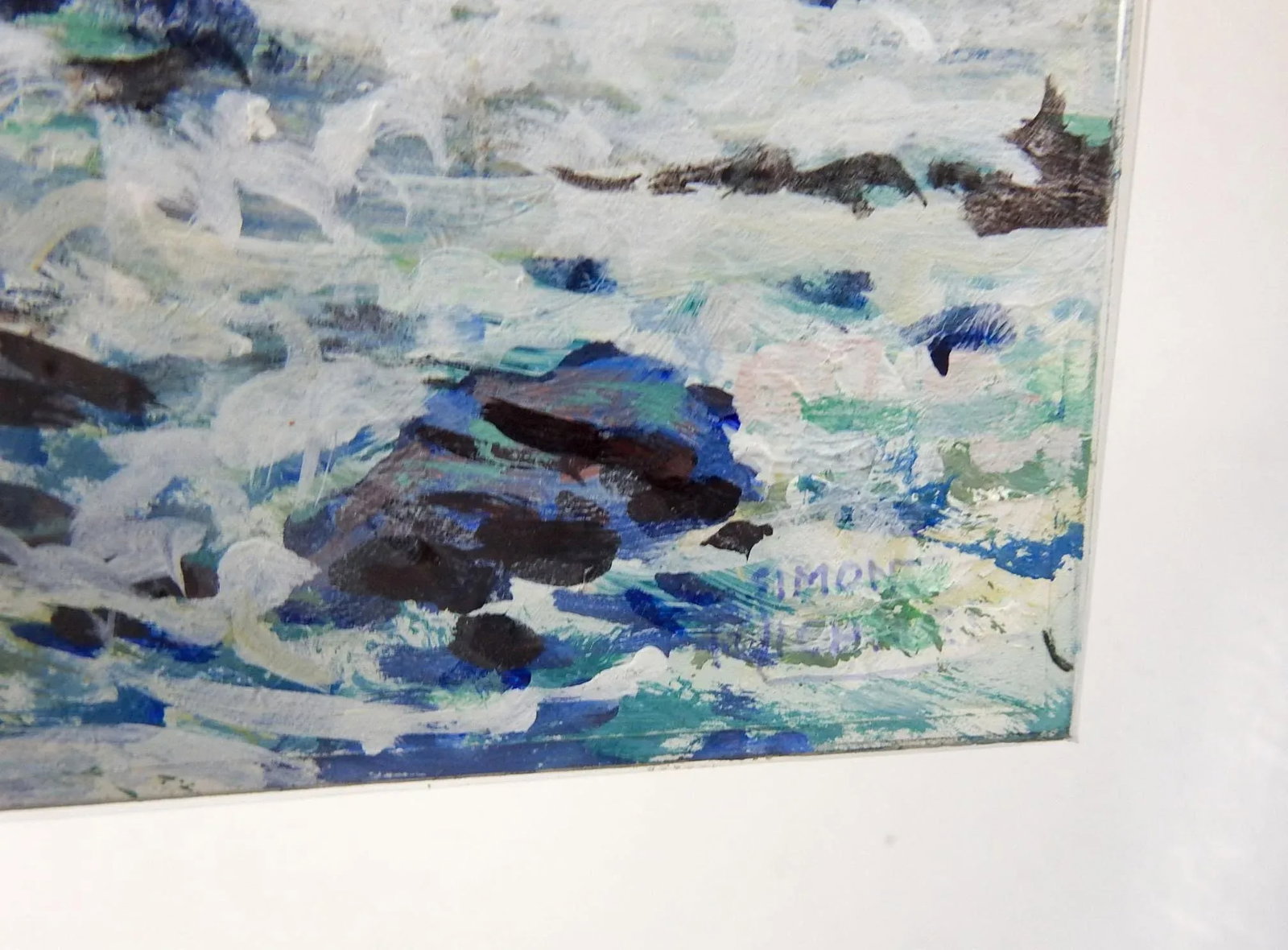 Coastal Cliffs Landscape Painting by Simon Michael - 2
