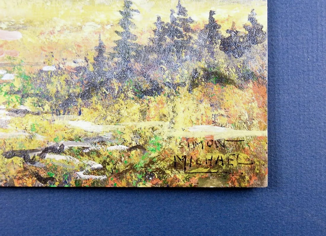 Simon Michael Artist Mountains Impressionist Painting - 2
