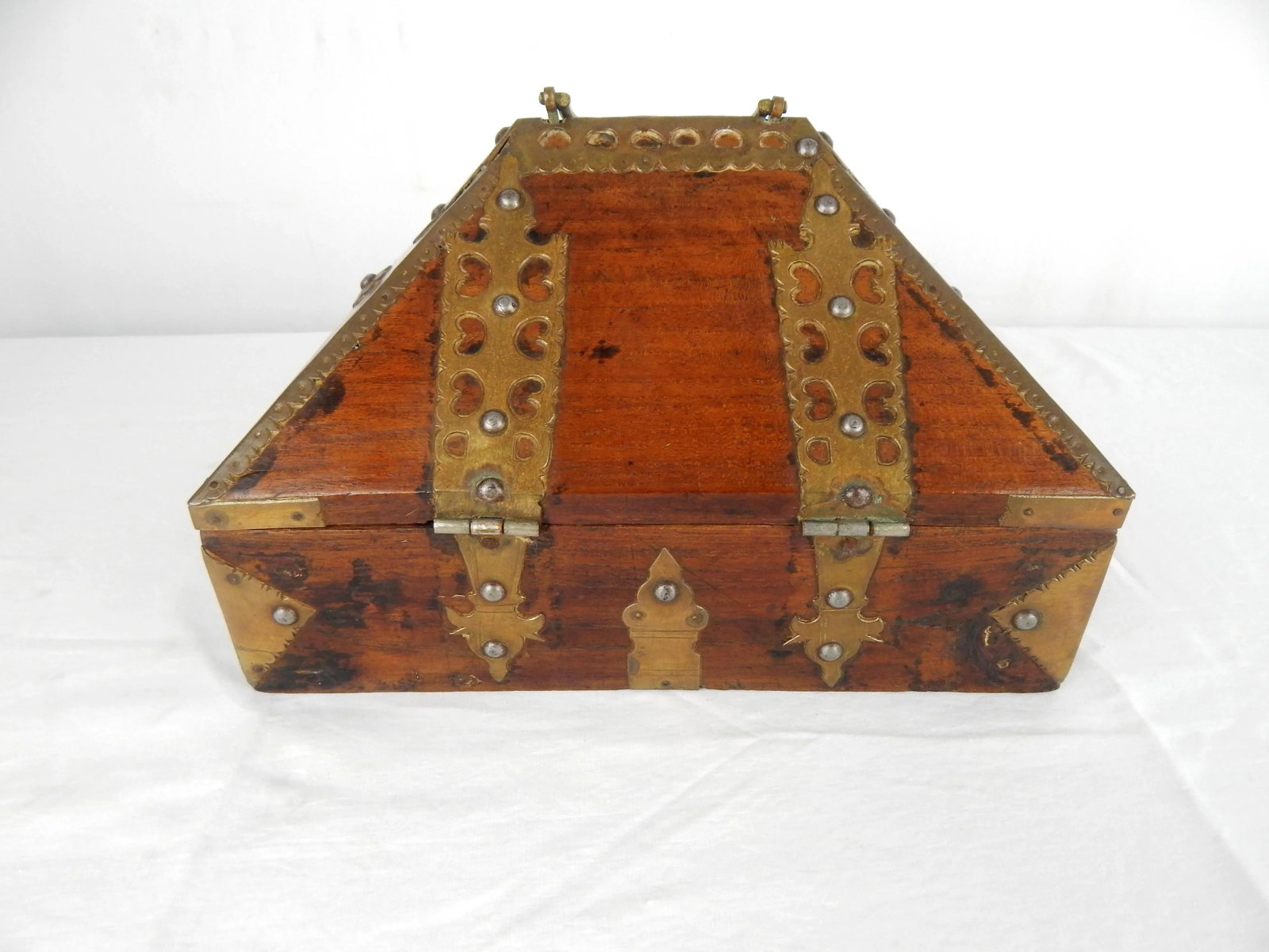 Antique Kerala Indian Jewelry Box - 5