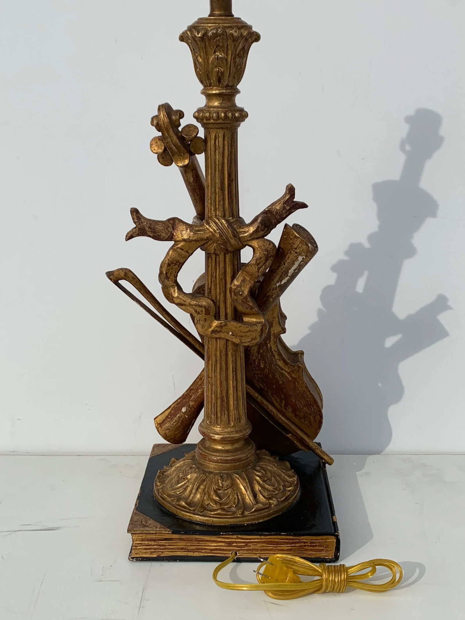 Italian Violin Musical Motif Lamps -A Pair - 5