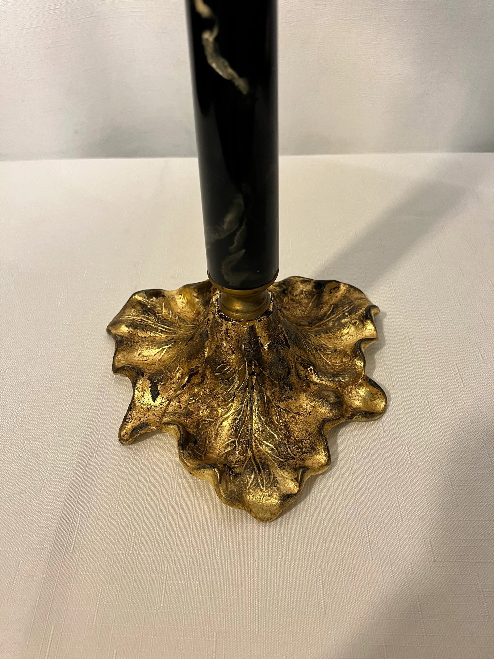 Contemporary Hollywood Regency Palm Tree Table Lamp With Shade - 10