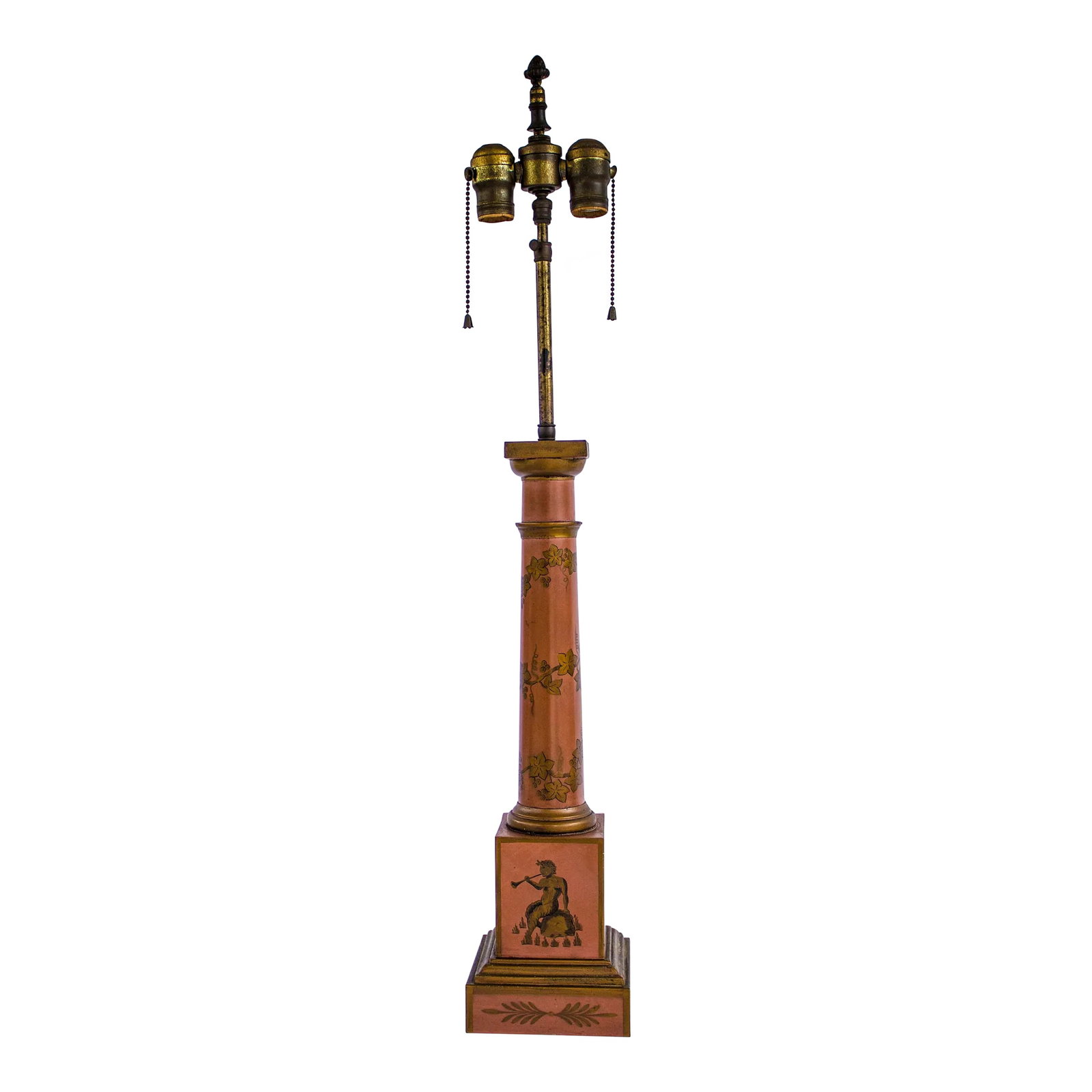 Antique French Regency Tole Lamp (1 of 5)