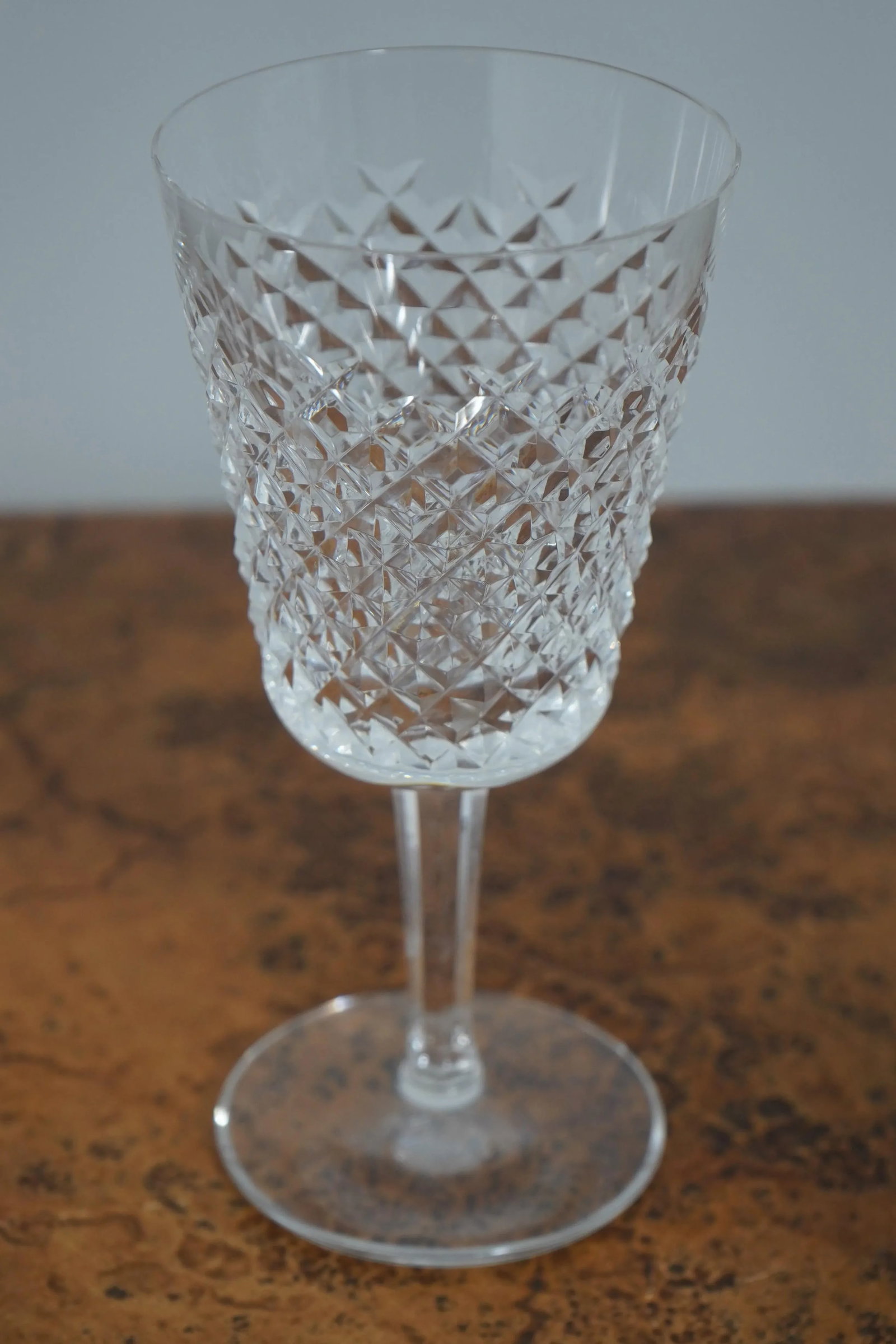 Set of 7 Waterford Alana 7 Inch Cut Crystal Wine Glasses - 3