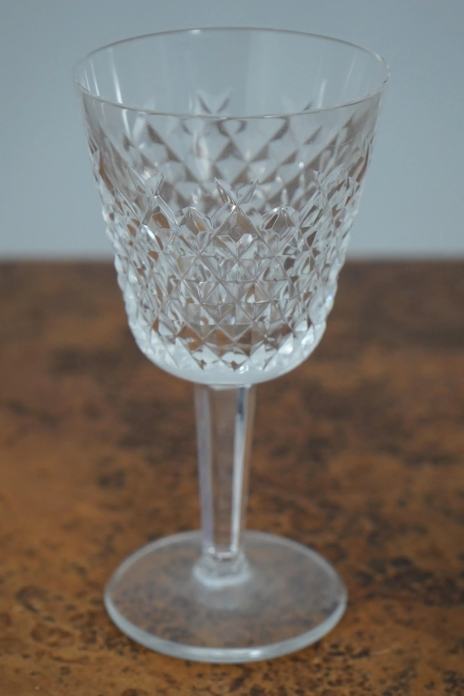 Set of 8 Waterford Crystal 6 Inch Cut Crystal Wine Glasses - 3