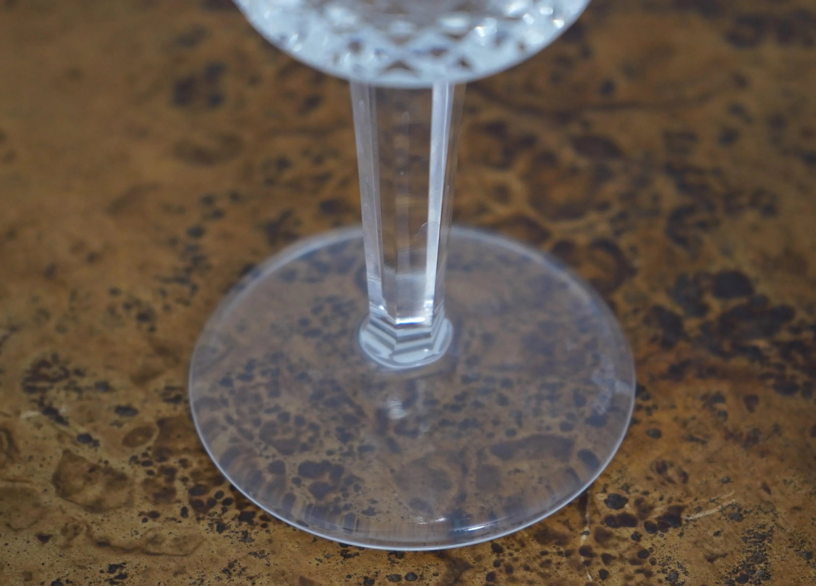 Set of 8 Waterford Crystal 6 Inch Cut Crystal Wine Glasses - 5