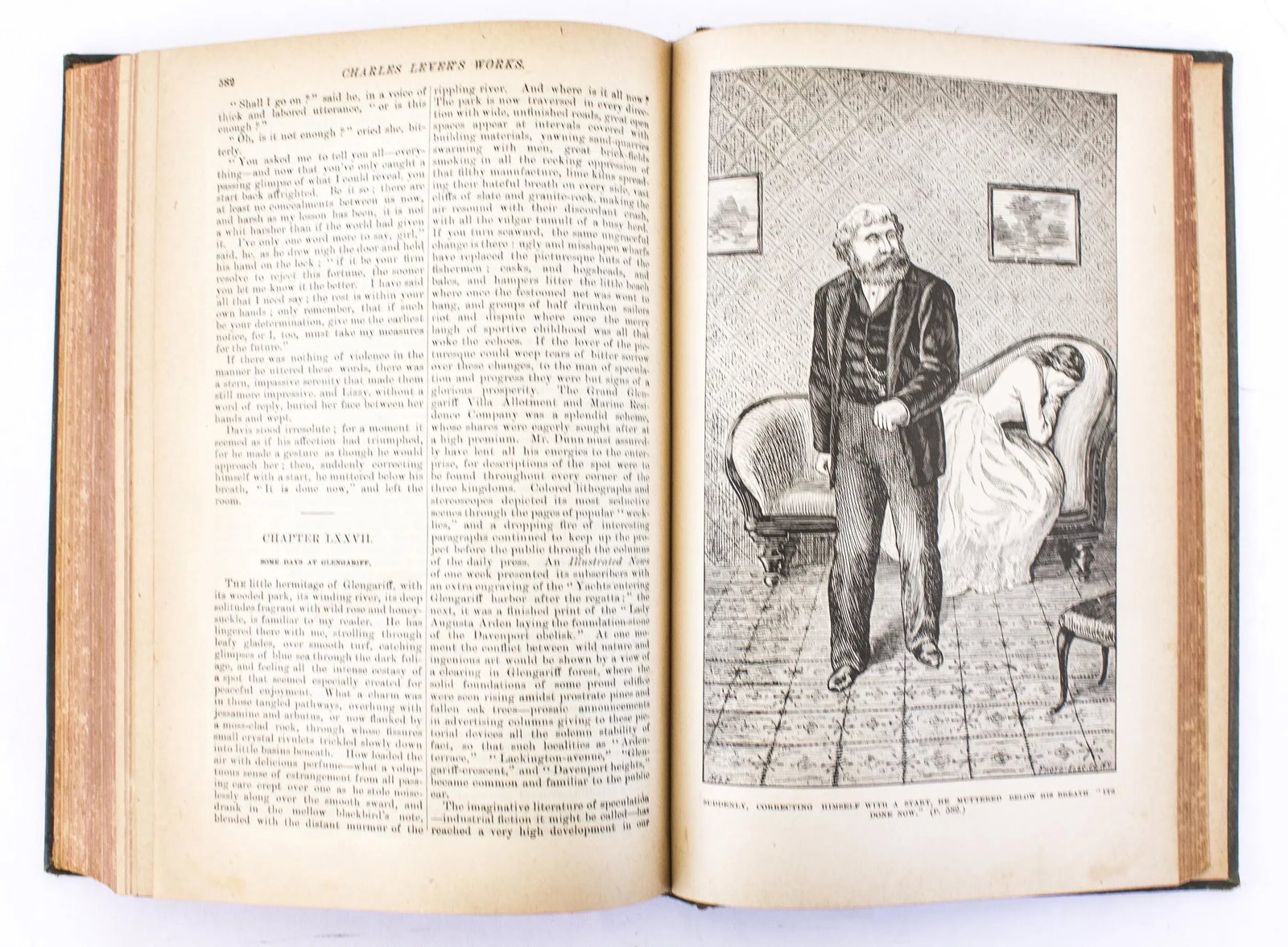 Antiquarian Book Set Lever's Works - Five Volumes - 10