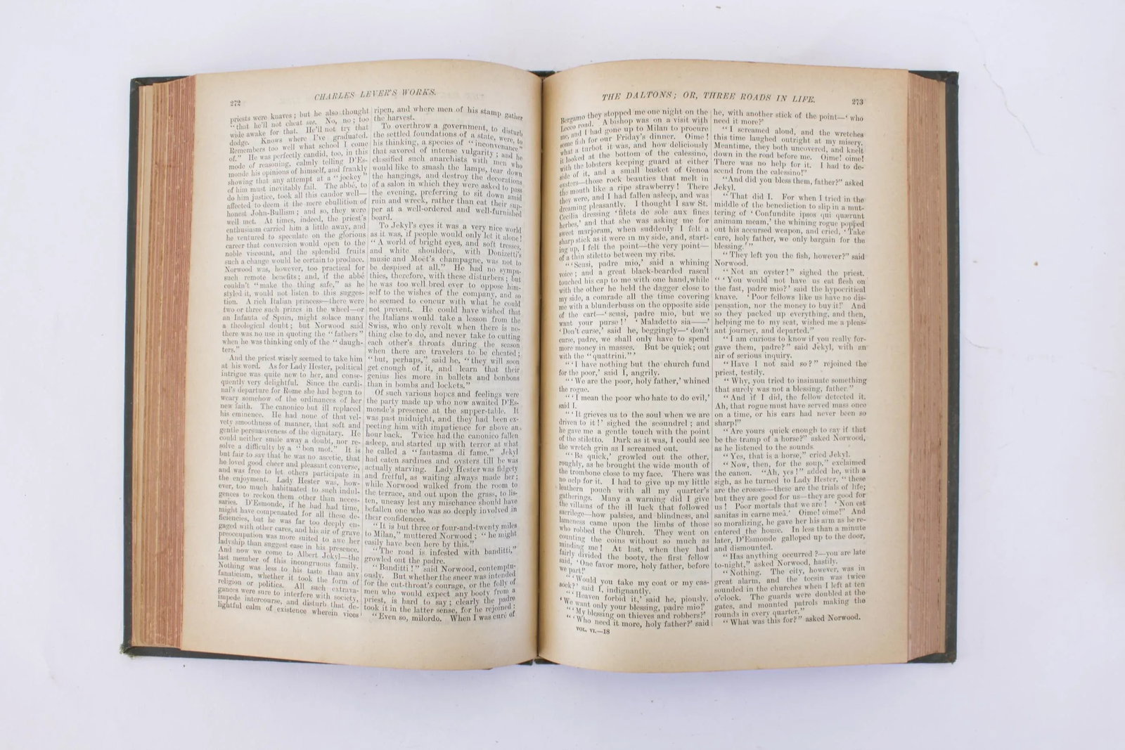 Antiquarian Book Set Lever's Works - Five Volumes - 6