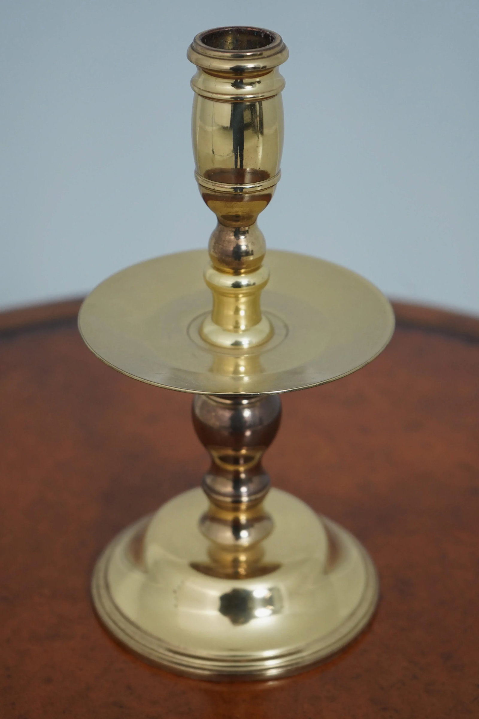 Pair Baldwin Williamsburg Style Solid Brass Candlesticks - 2
