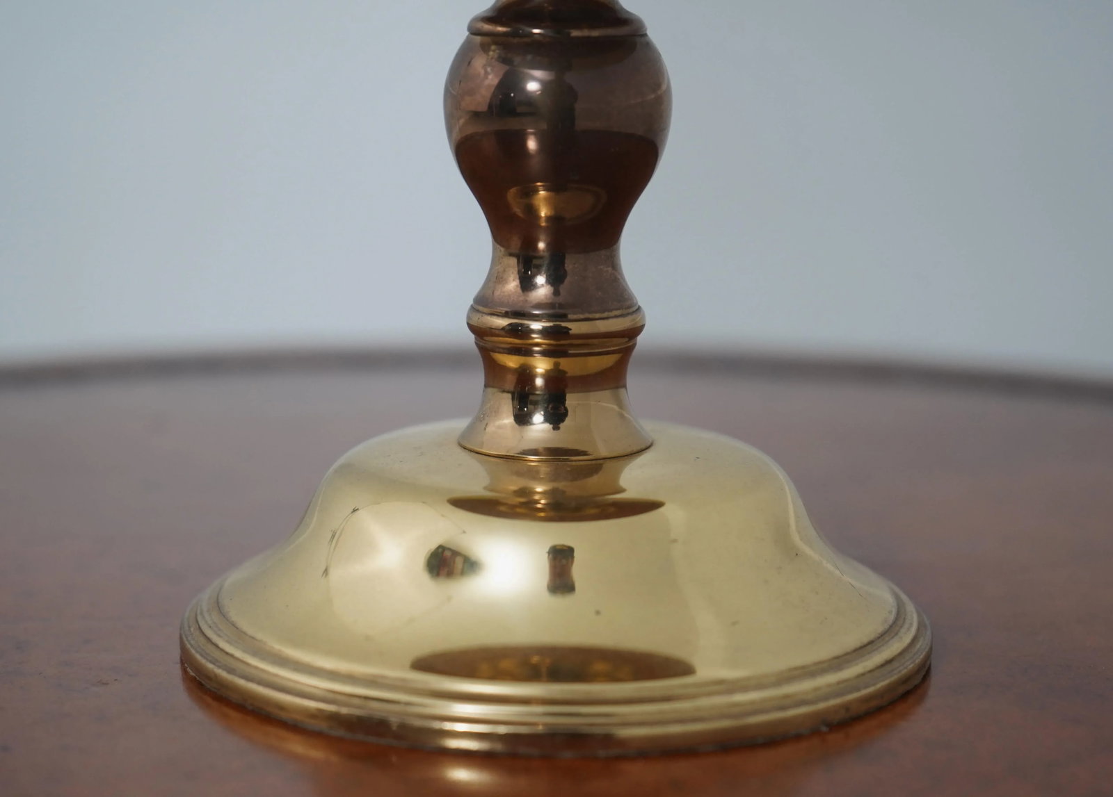 Pair Baldwin Williamsburg Style Solid Brass Candlesticks - 4
