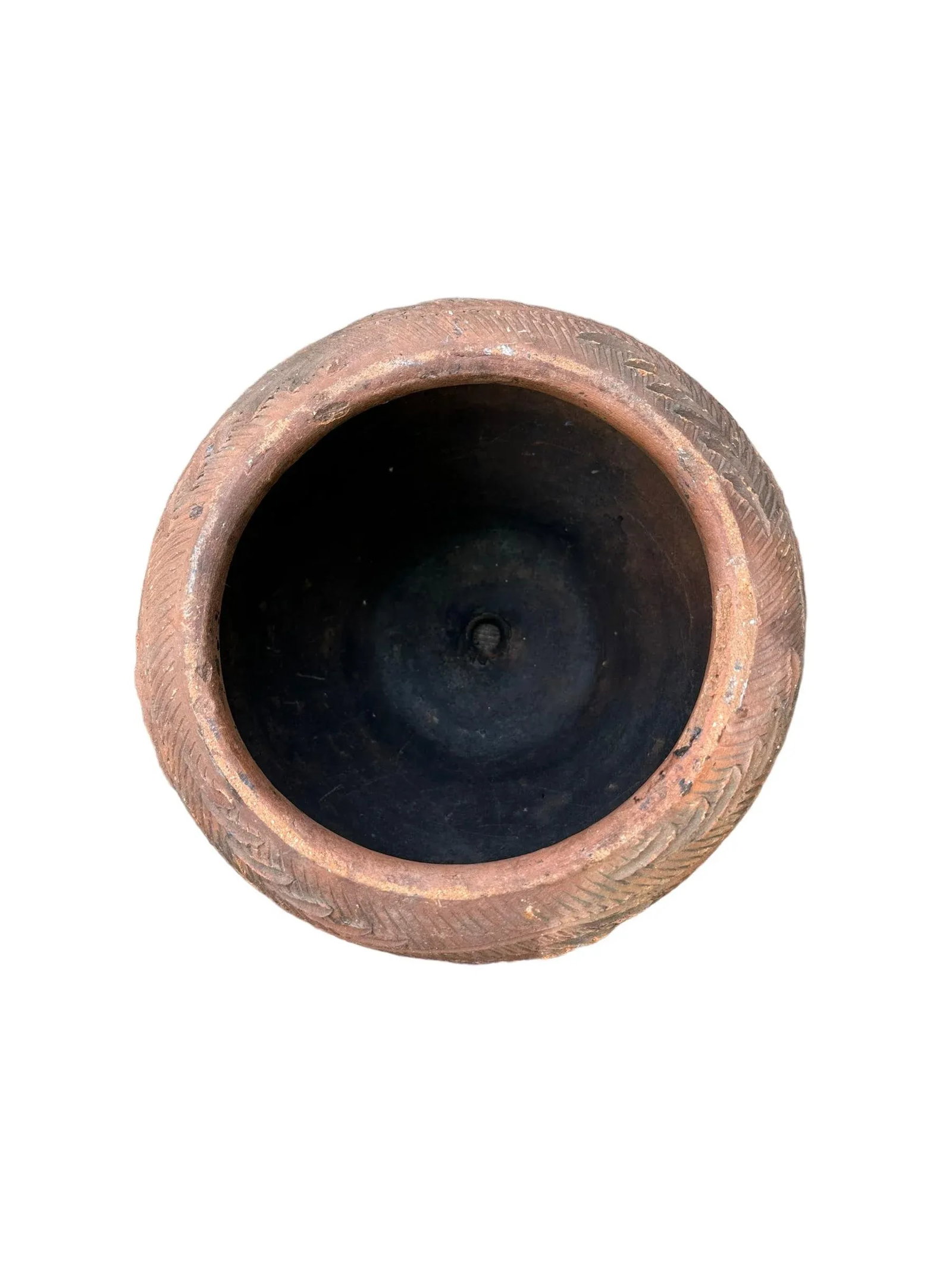 Vintage Terracotta Hand Thrown Planter - 3