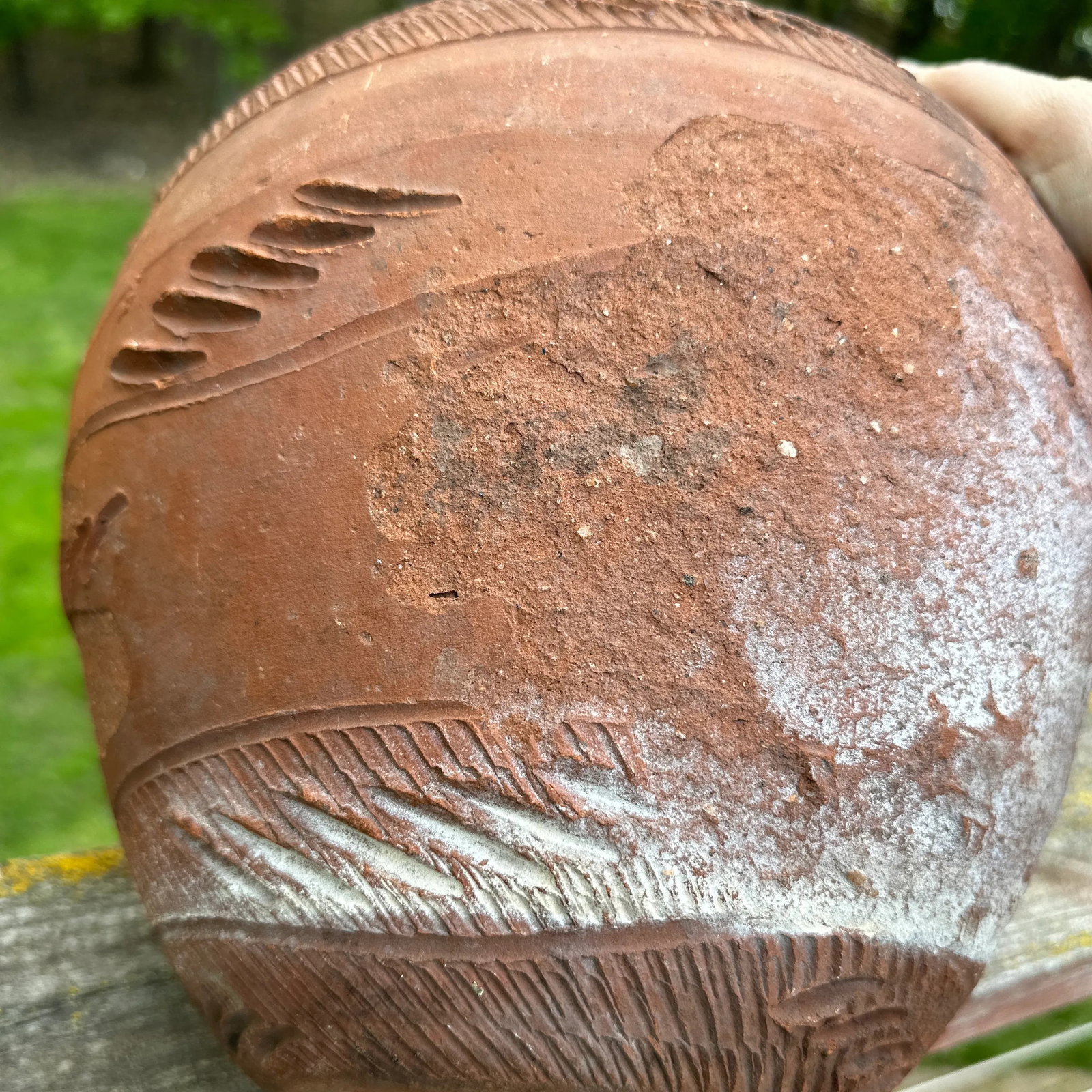 Vintage Terracotta Hand Thrown Planter - 4