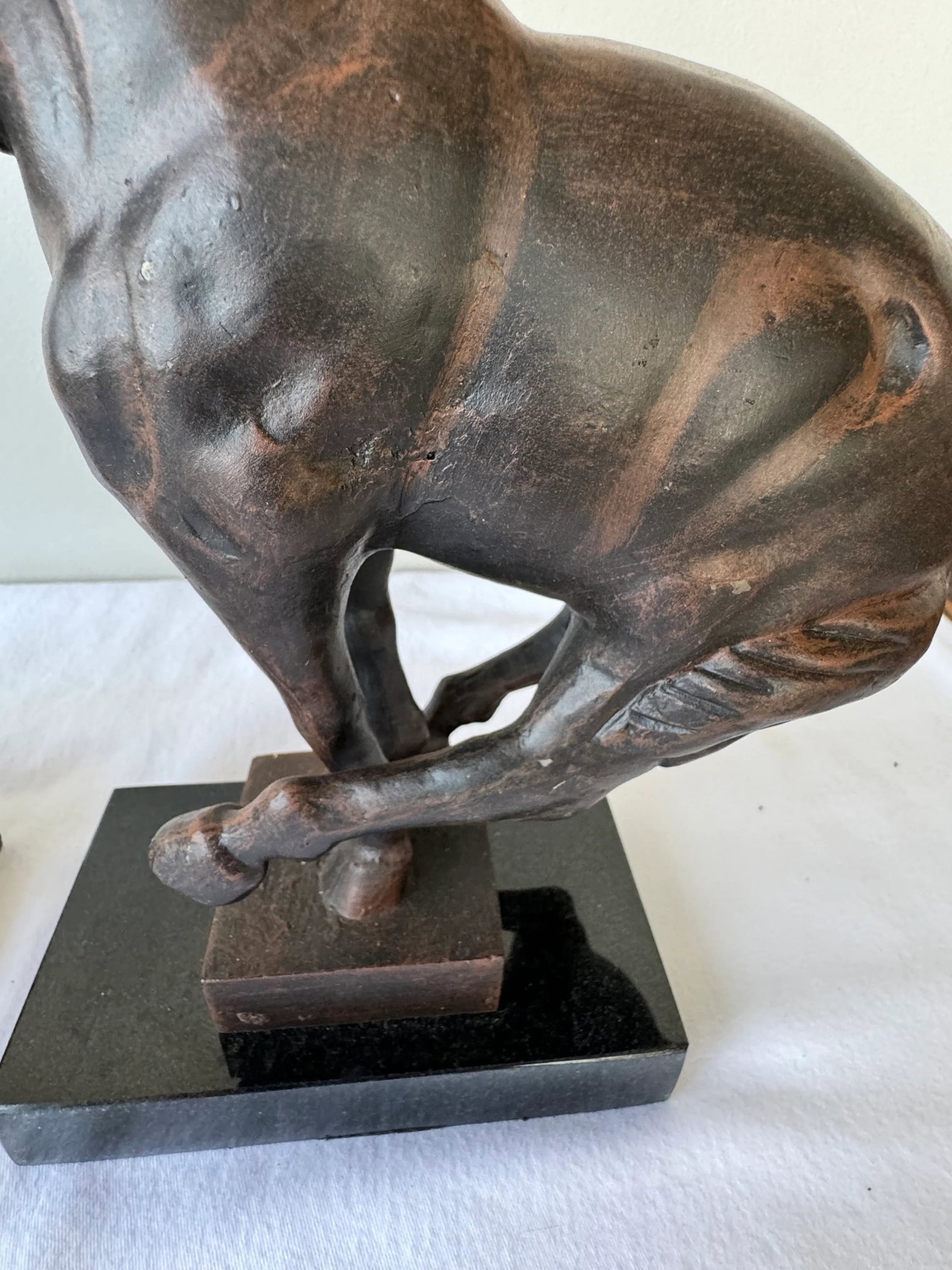 Pair of Global Views Cast Iron Horse Equestrian Bookends - 3