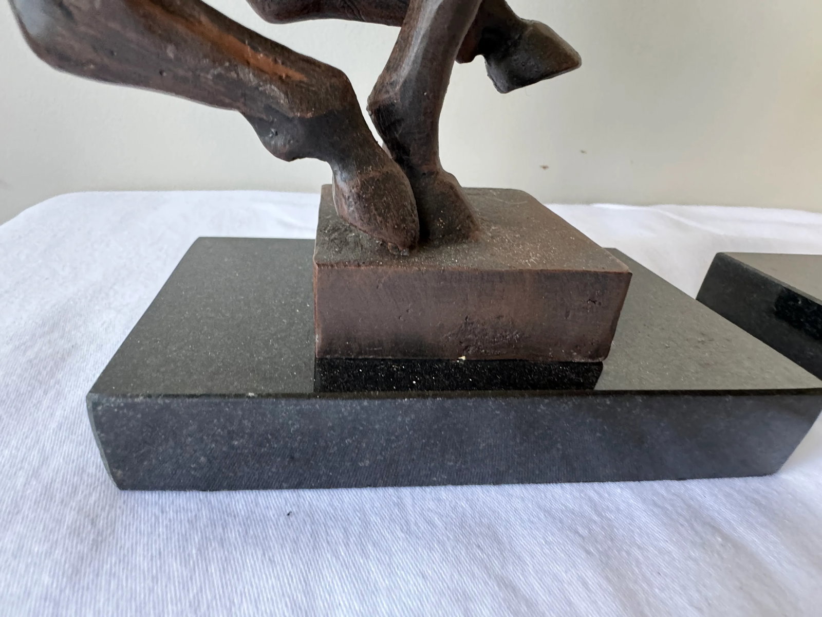 Pair of Global Views Cast Iron Horse Equestrian Bookends - 6