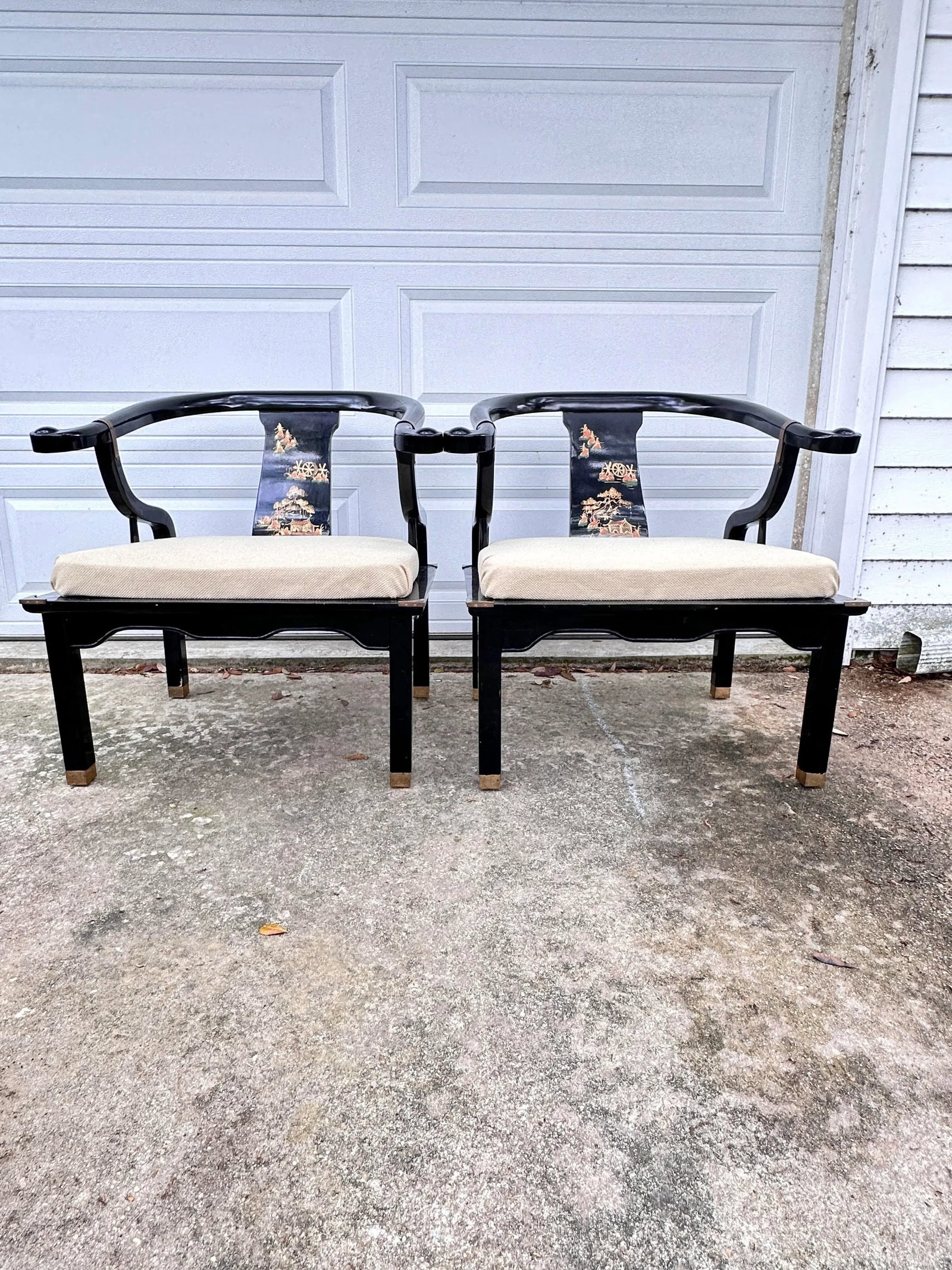James Mont Ming Style Chairs-A Pair - 2