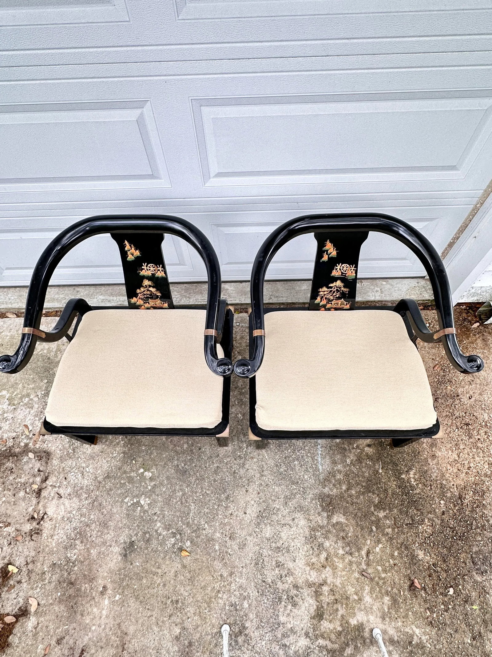 James Mont Ming Style Chairs-A Pair - 3