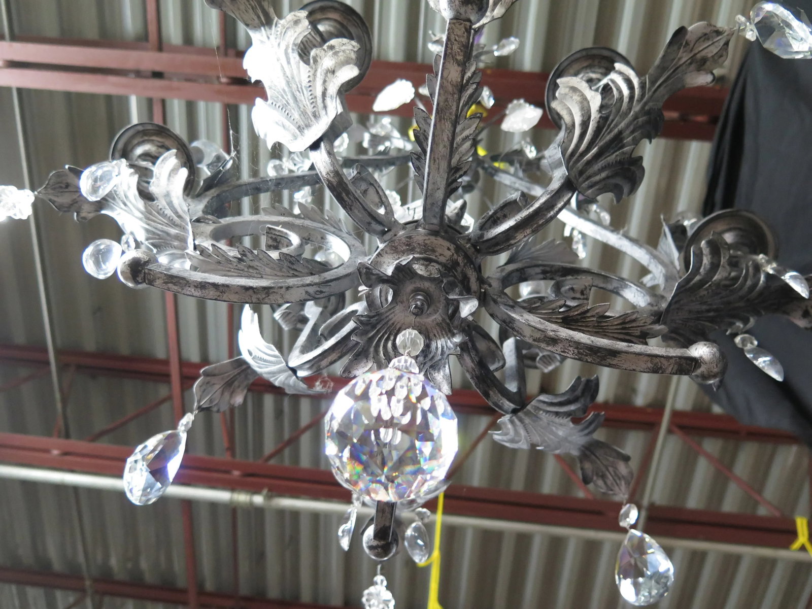 Decorator Amethyst Rock Crystal Chandelier - 10