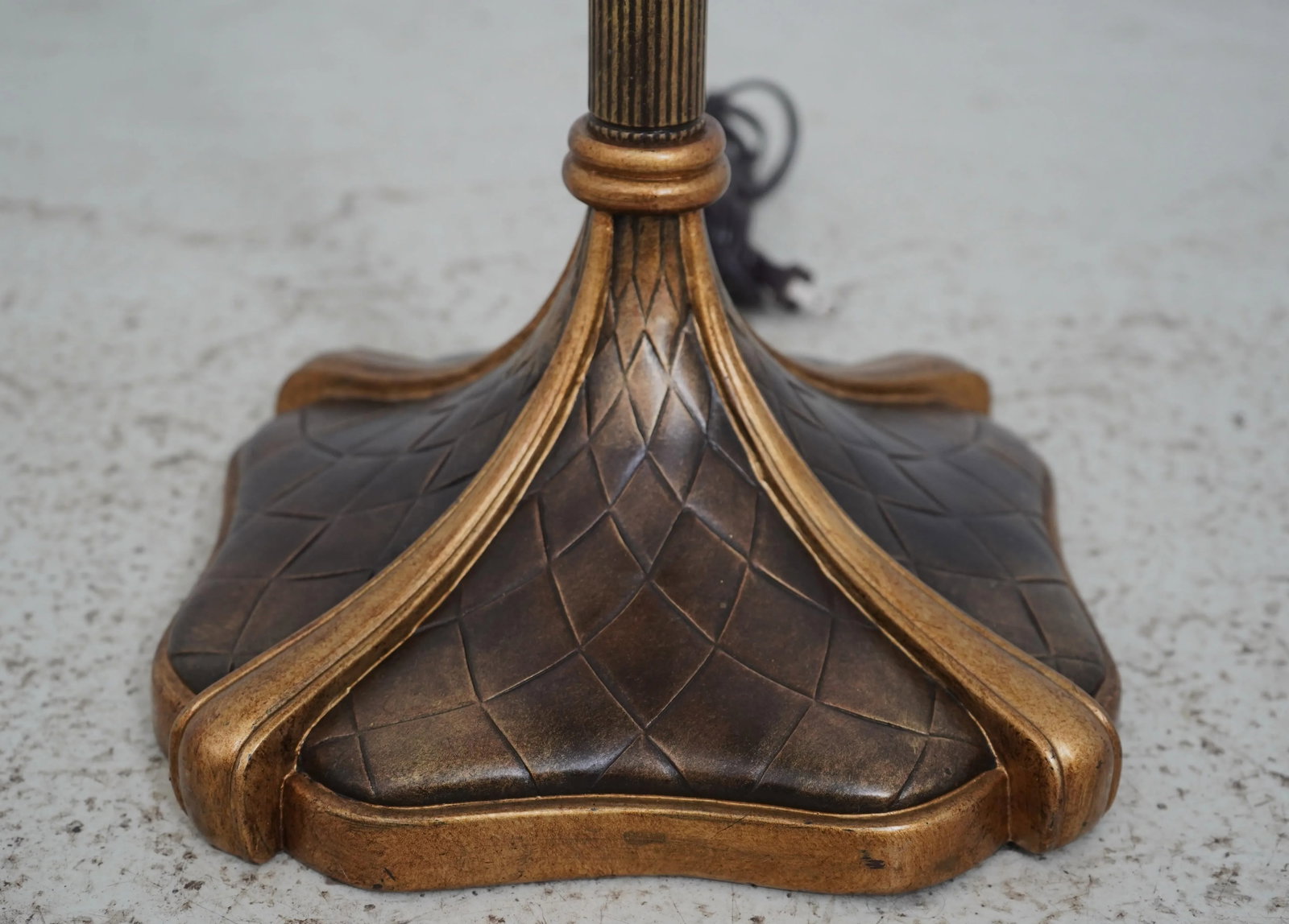 Quality Tiffany Style Art Nouveau Stained Glass Floor Lamp - 5