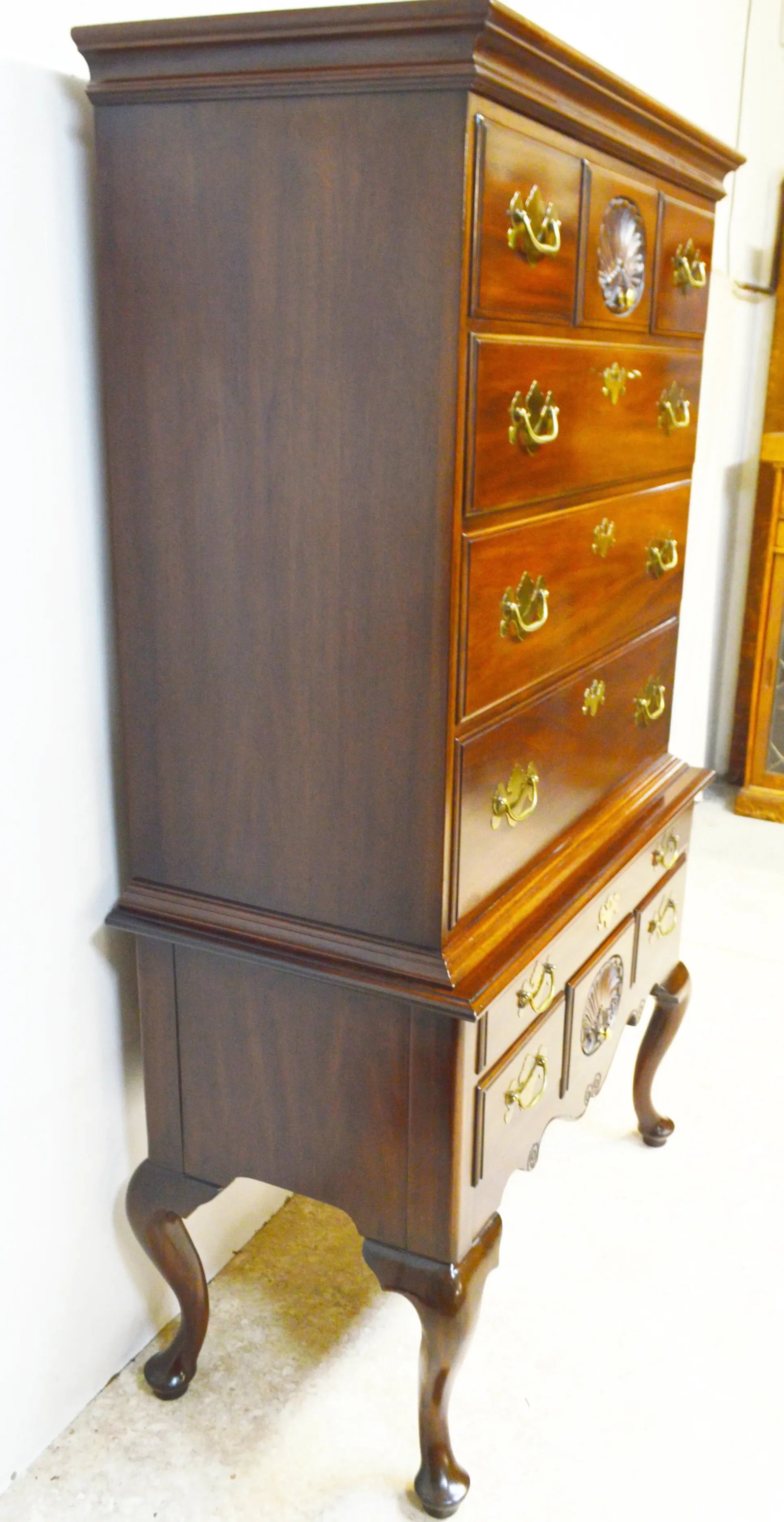 Henkel Harris Mahogany Highboy - 4