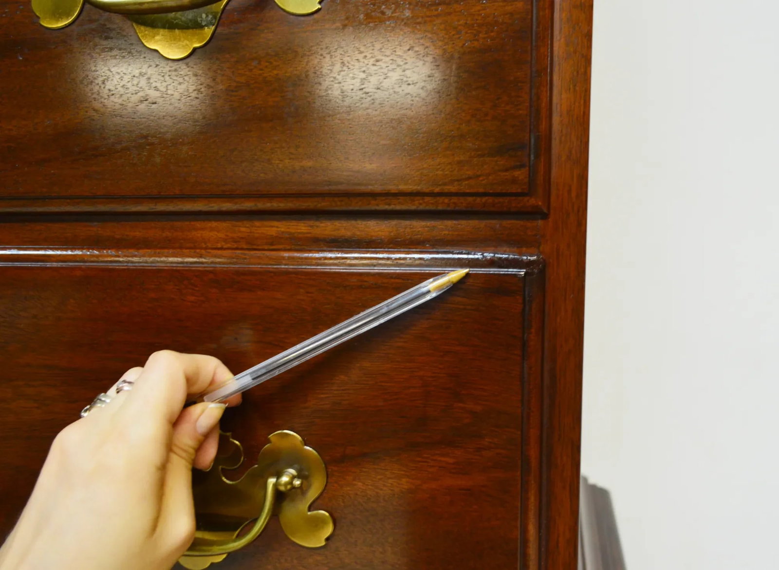 Henkel Harris Mahogany Highboy - 5