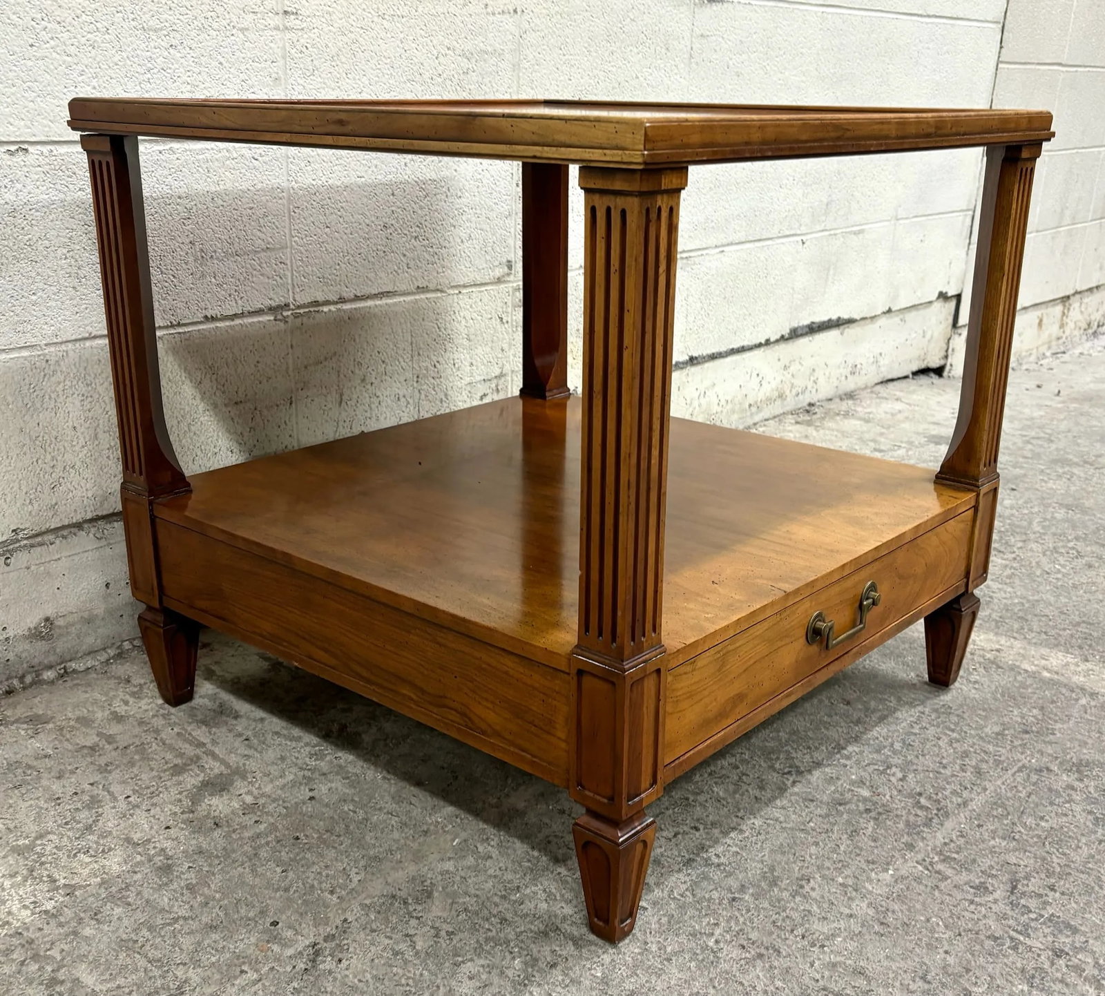 Vintage Baker Furniture Italian Provincial Style Side Table End Table Nightstand - 4