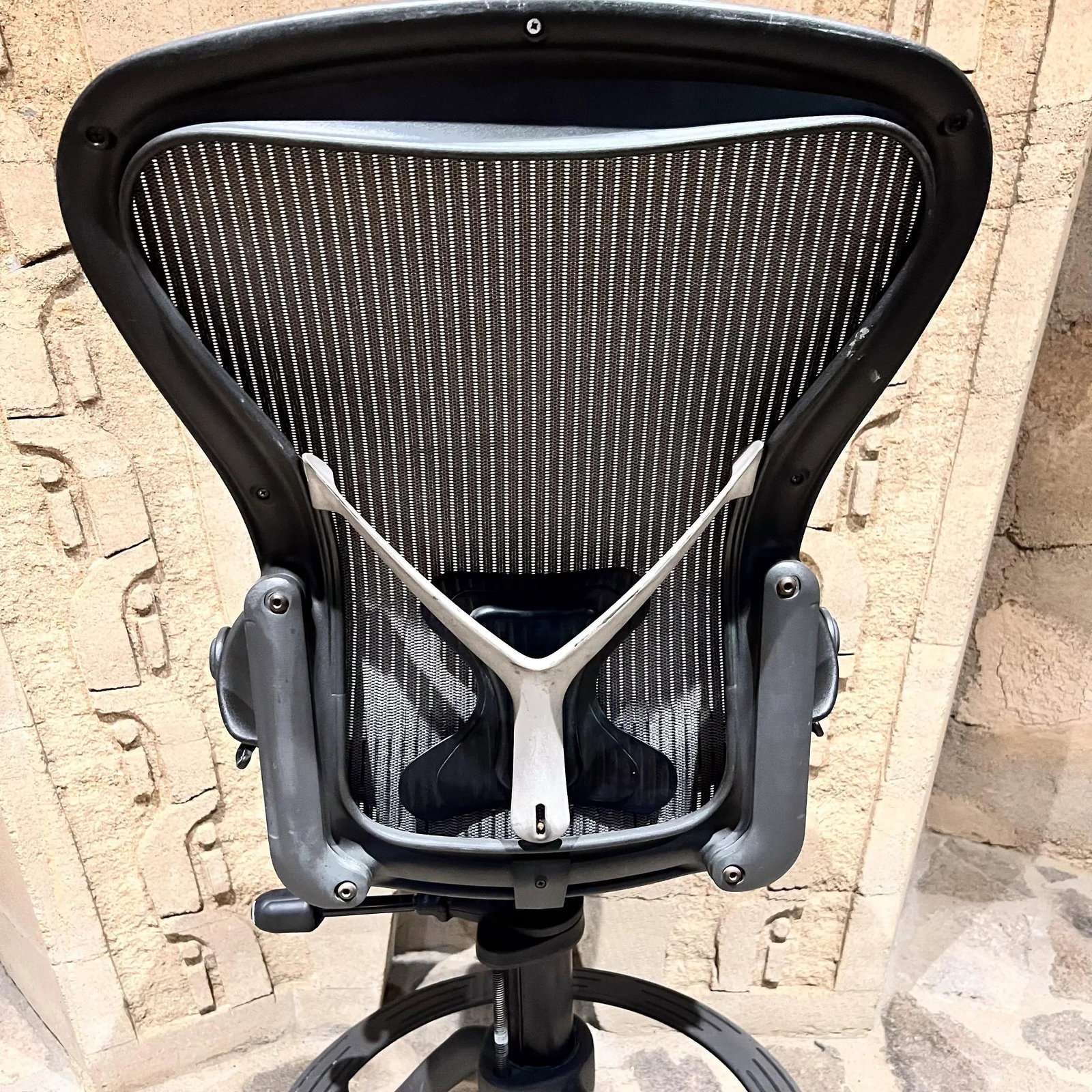 Vintage Herman Miller Aeron Classic Stool Armless Chair - 12