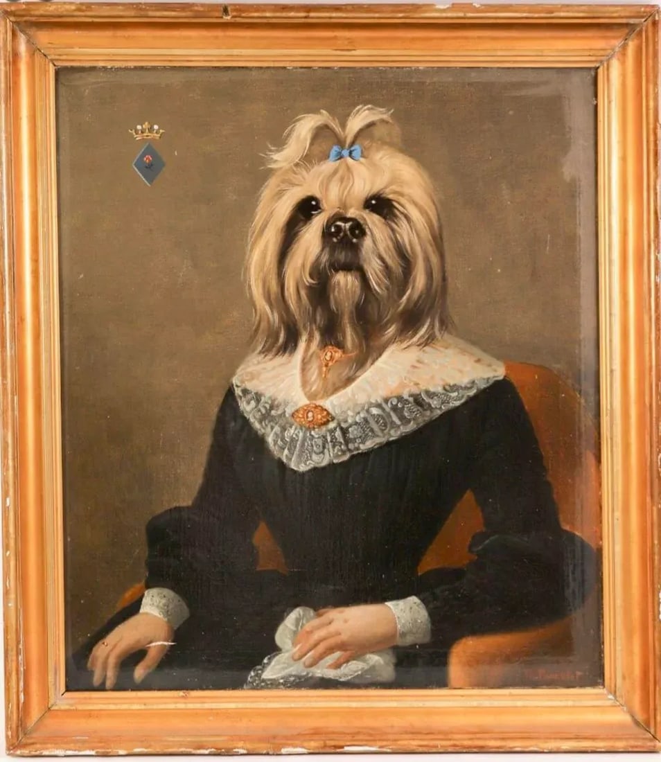 Thierry Poncelet Portrait of a Yorkshire Terrier as a Lady - 12