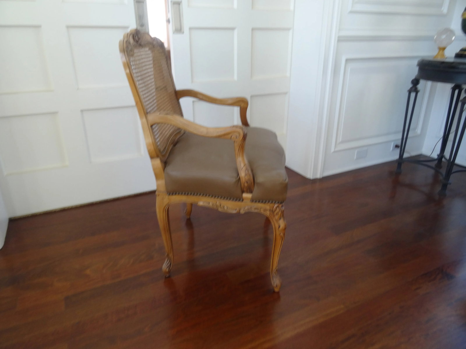 Mid 20th Century Pair Louis XV Regency Style Chairs - 3