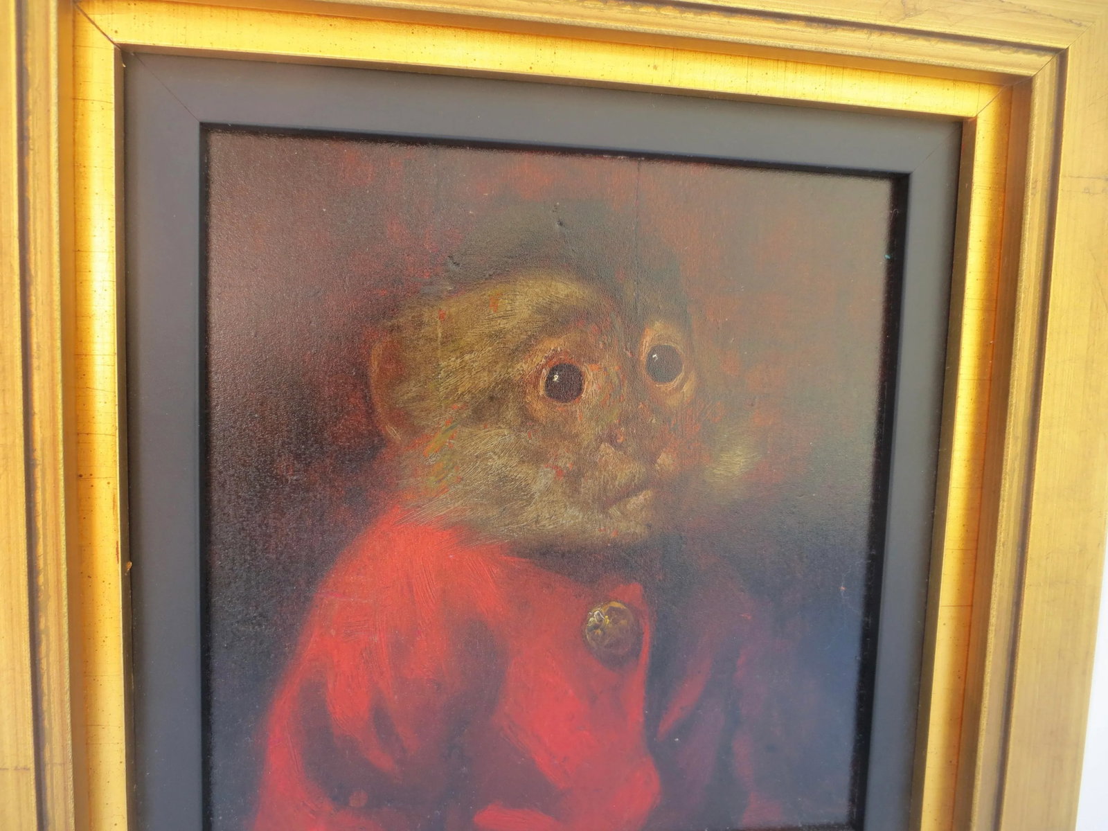 Late 19th Monkey Painting - 4